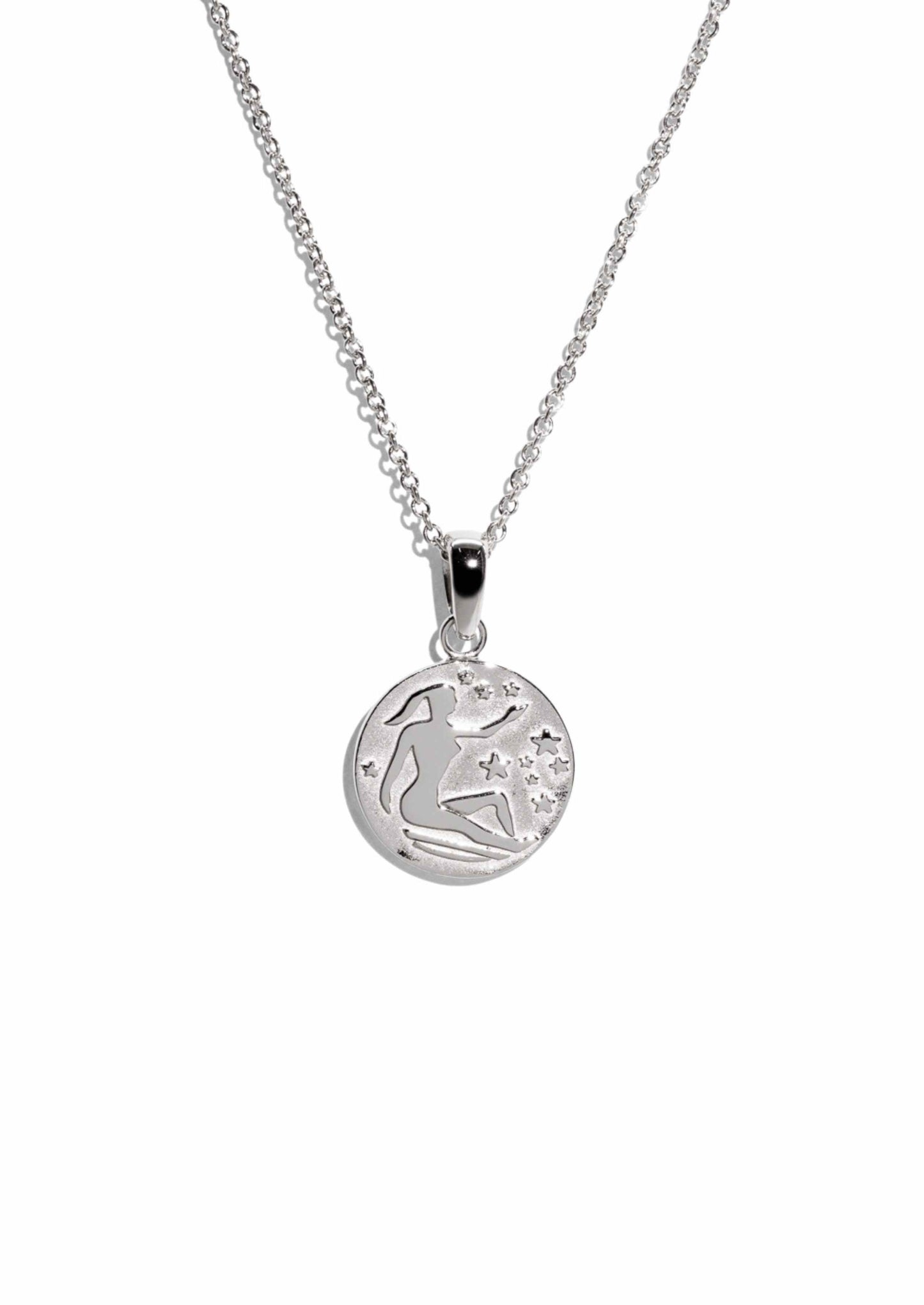 The Silver Virgo Zodiac Necklace