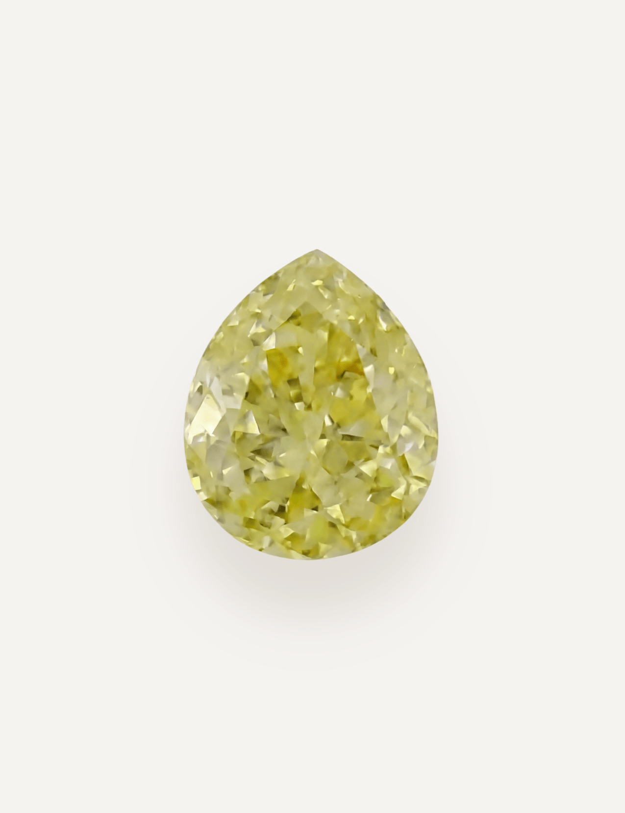 0.36ct Pear Cut Cognac Diamond - Molten Store