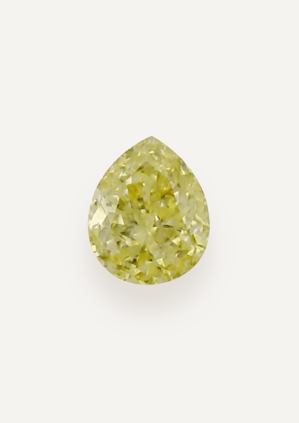 0.36ct Pear Cut Cognac Diamond - Molten Store