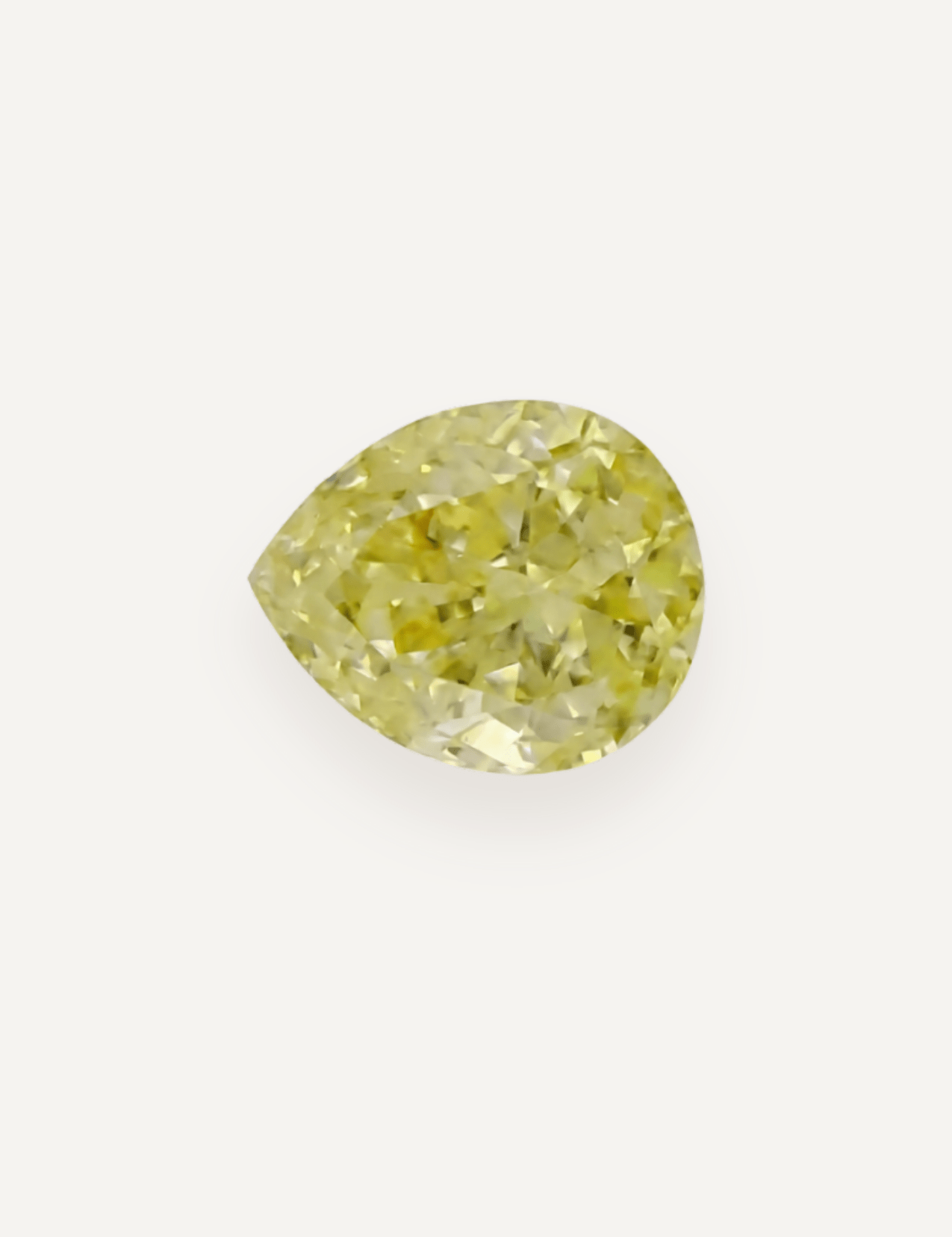 0.36ct Pear Cut Cognac Diamond - Molten Store