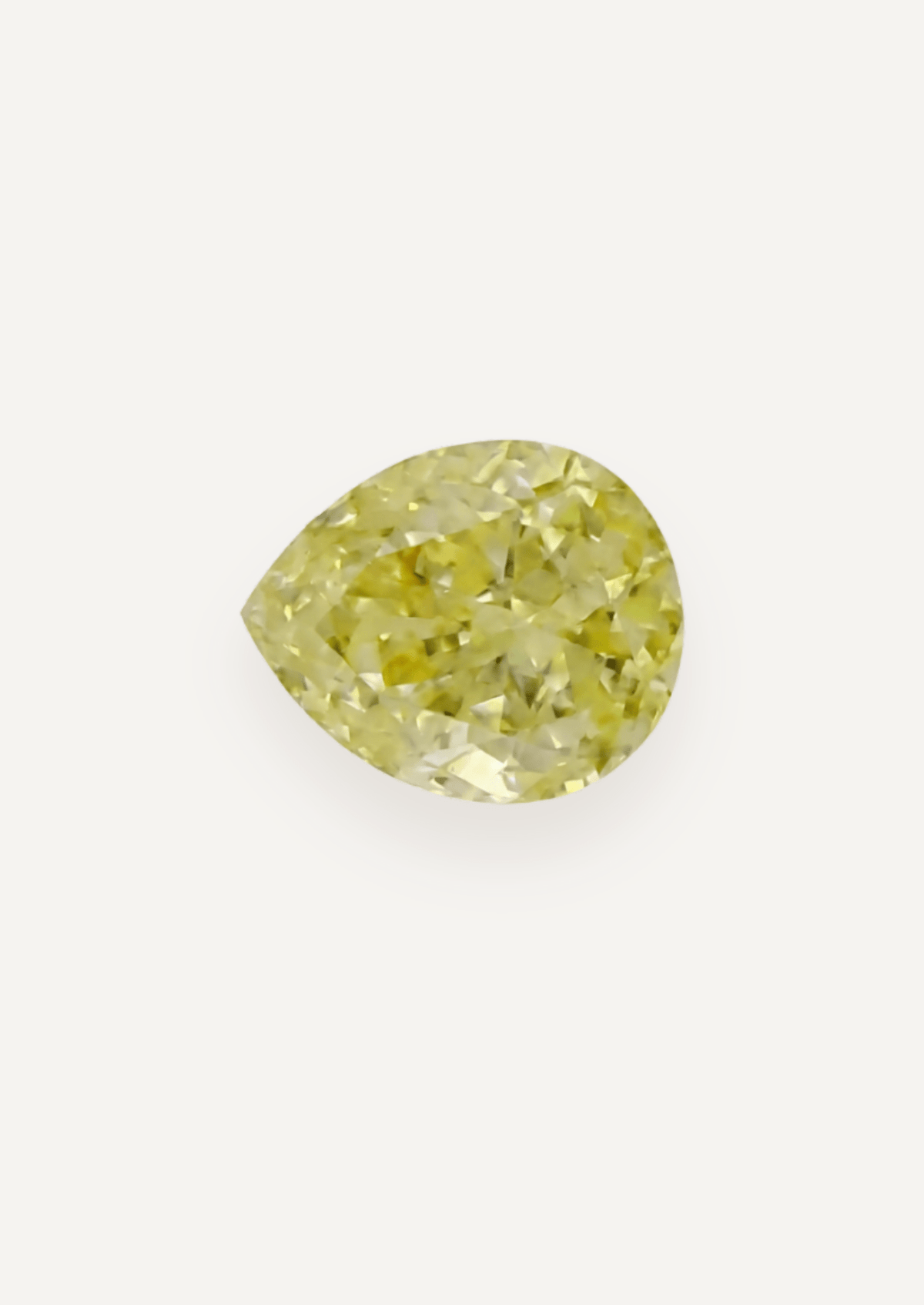0.36ct Pear Cut Cognac Diamond - Molten Store