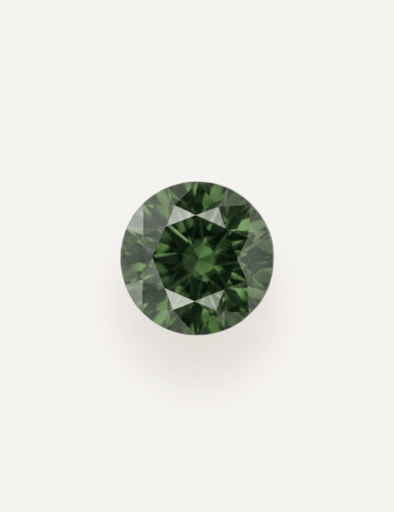 0.41ct Queensland Green Parti Round Cut Sapphire - Molten Store