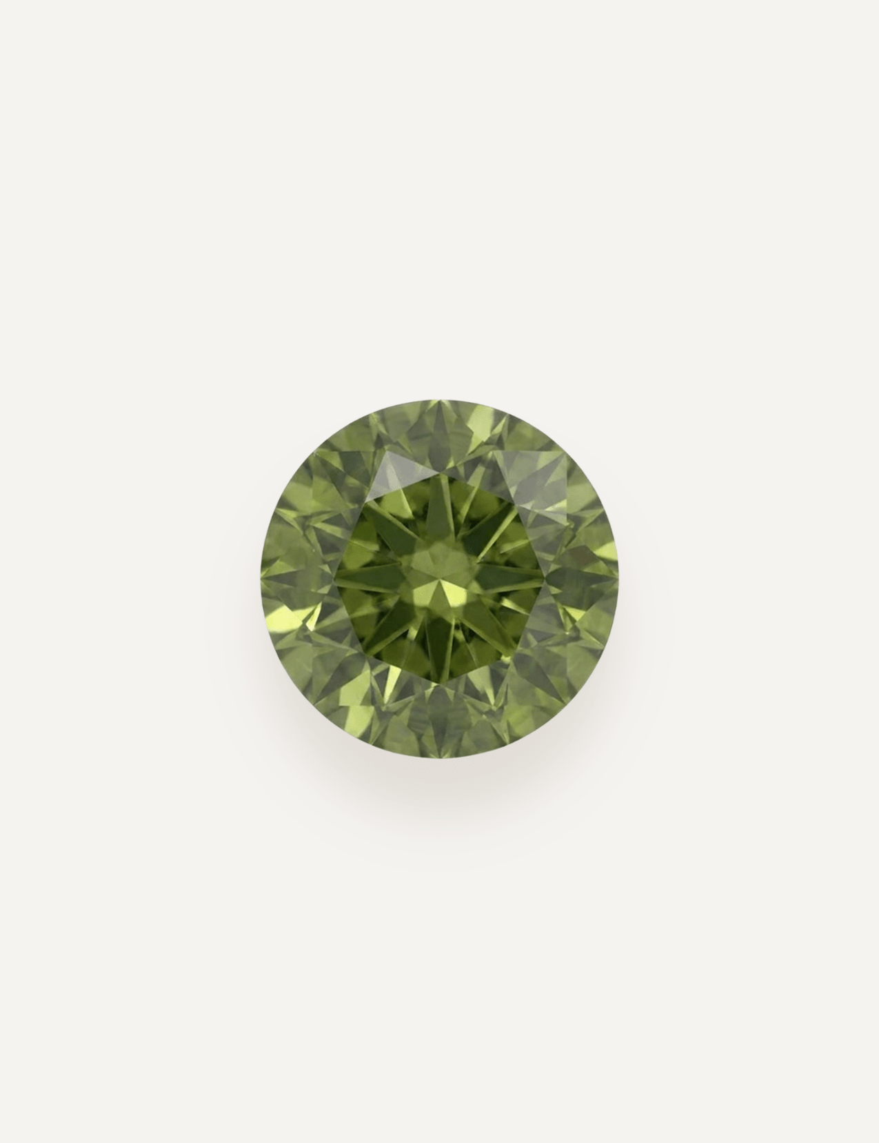0.41ct Queensland Green Parti Round Cut Sapphire - Molten Store