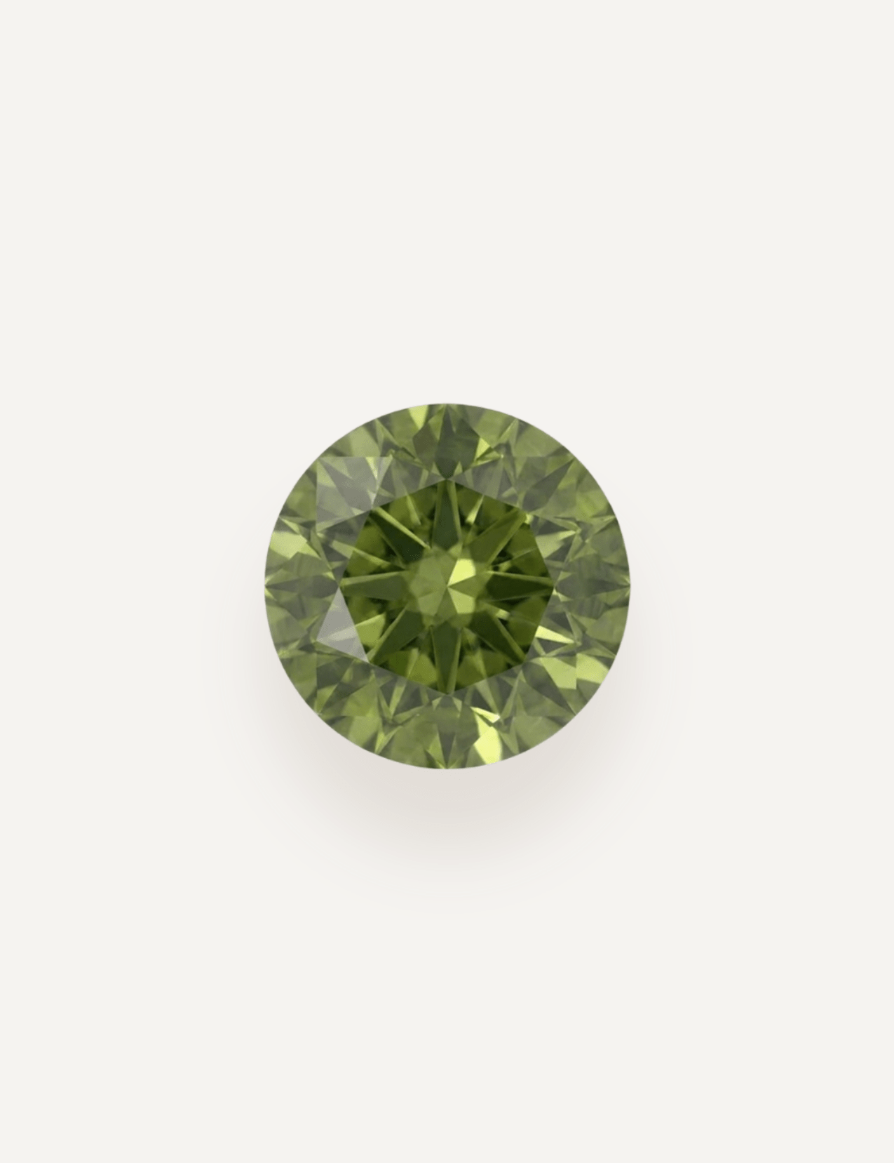 0.41ct Queensland Green Parti Round Cut Sapphire - Molten Store