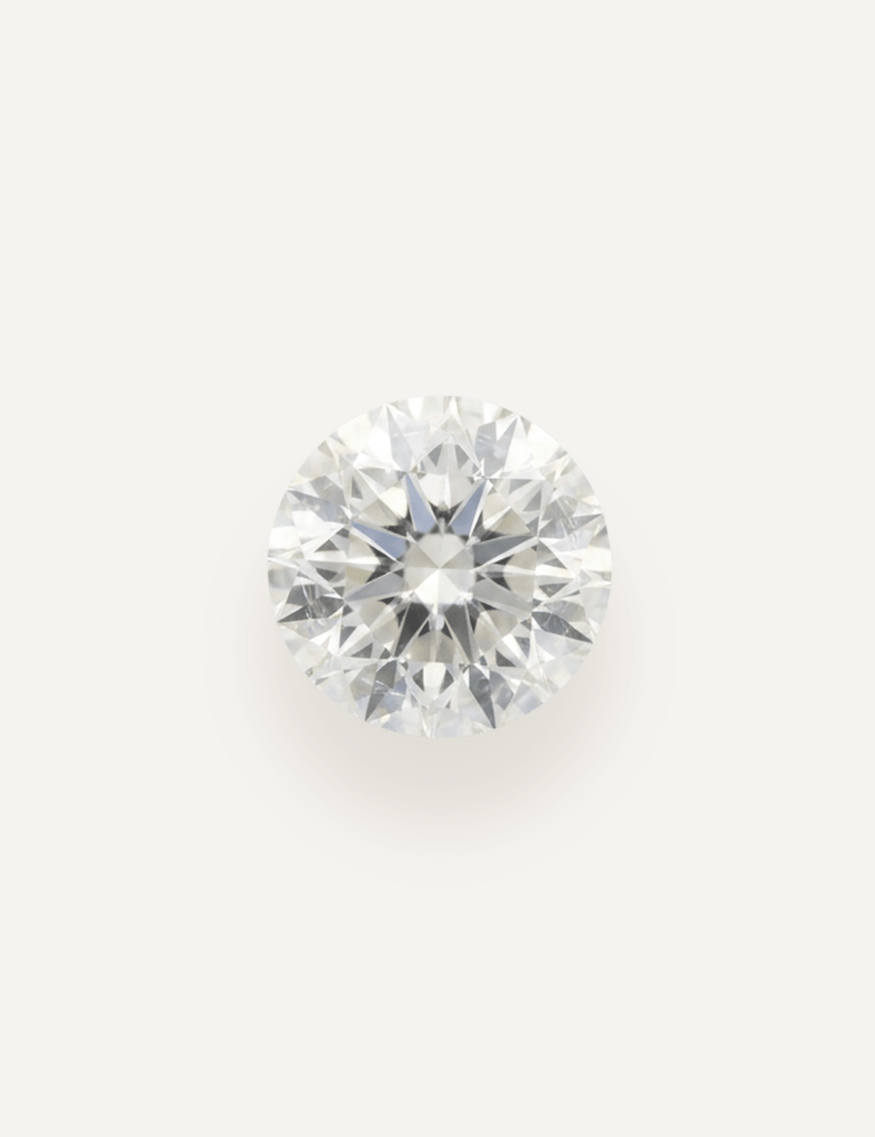 0.41ct White Round Brilliant Cut Diamond - Molten Store