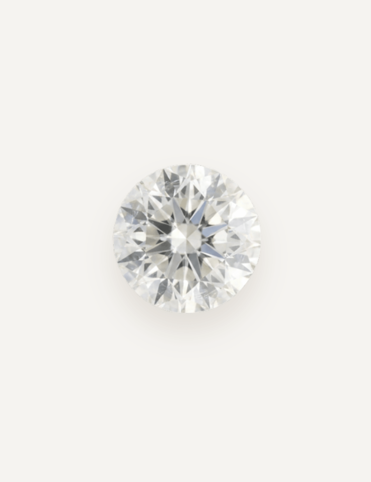 0.41ct White Round Brilliant Cut Diamond - Molten Store