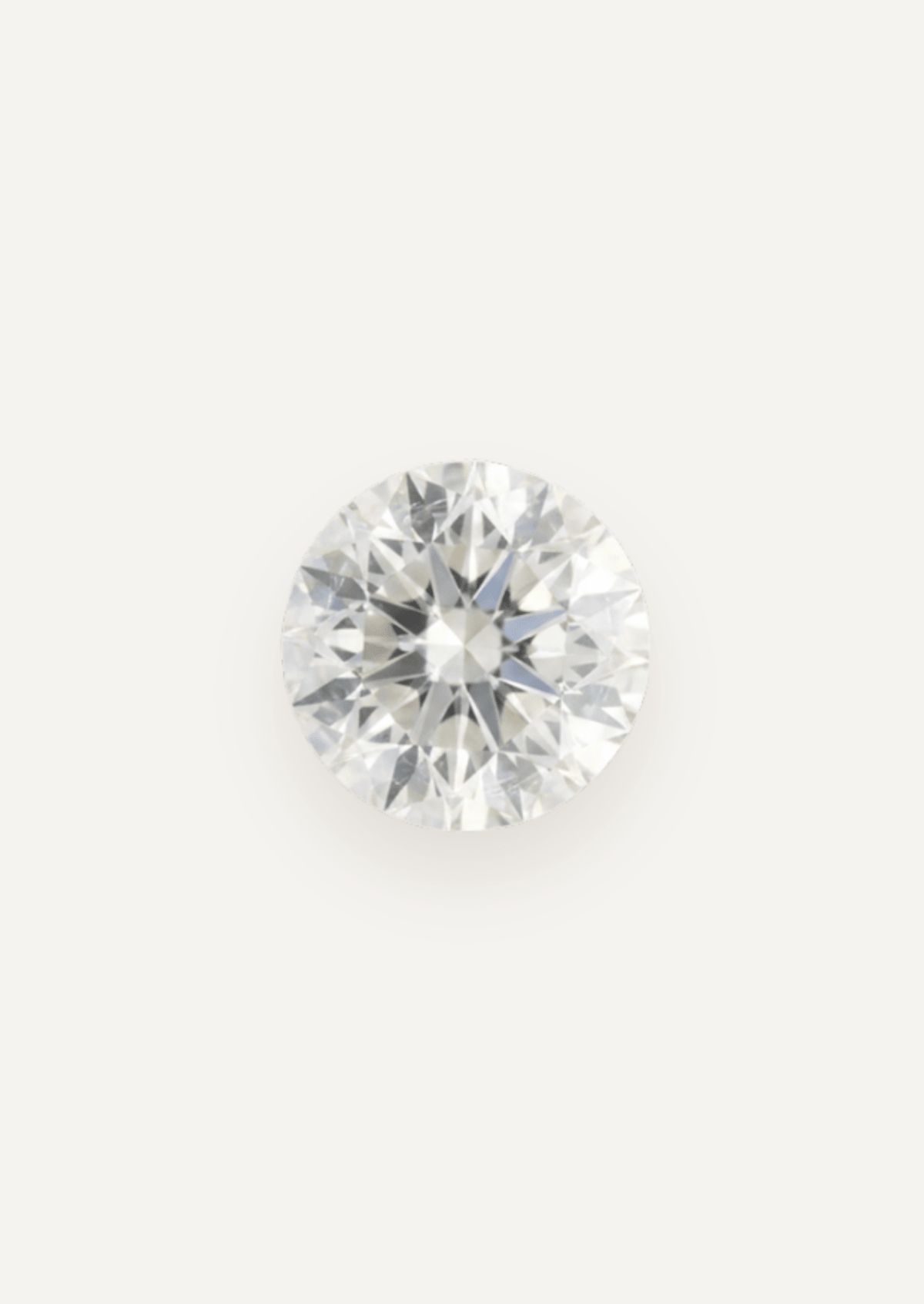 0.41ct White Round Brilliant Cut Diamond - Molten Store