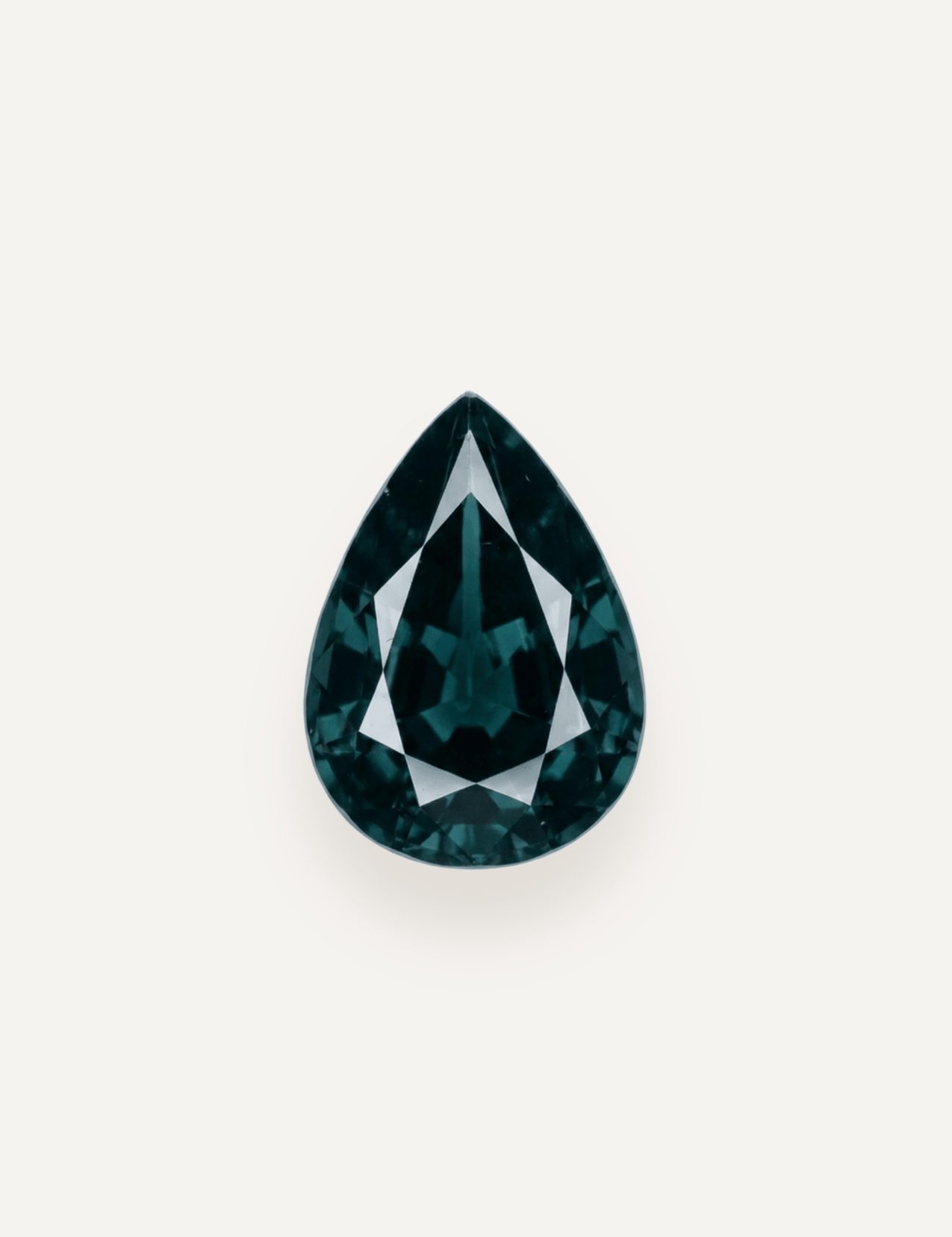 0.48ct Queensland Green Parti Pear Cut Sapphire - Molten Store