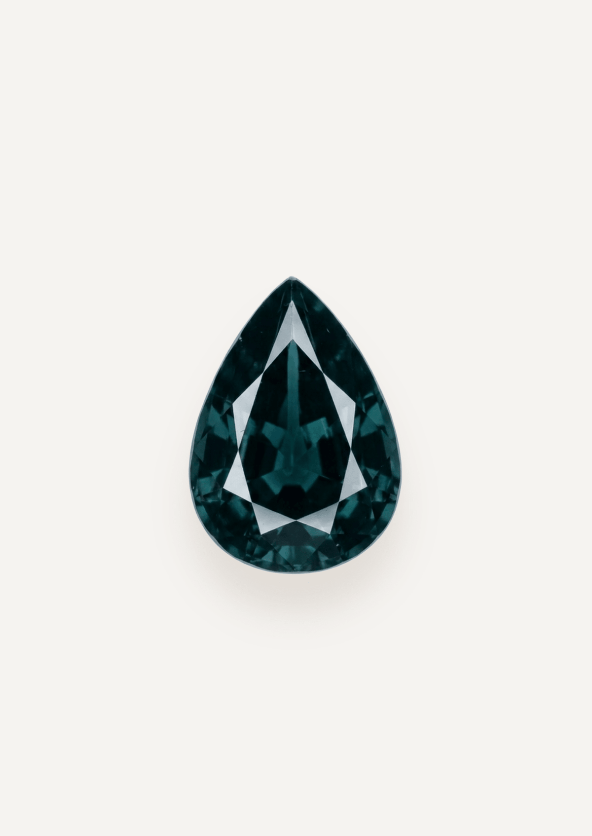 0.48ct Queensland Green Parti Pear Cut Sapphire - Molten Store