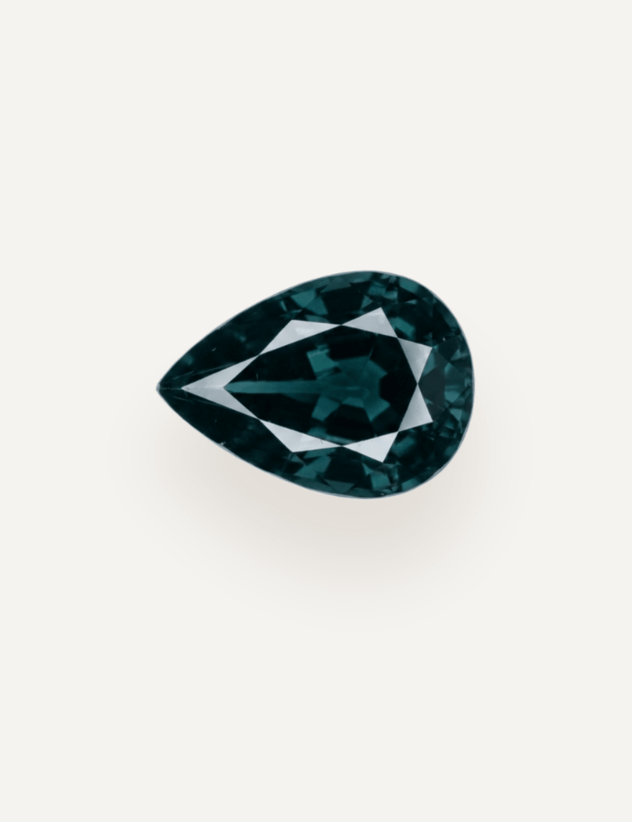 0.48ct Queensland Green Parti Pear Cut Sapphire - Molten Store