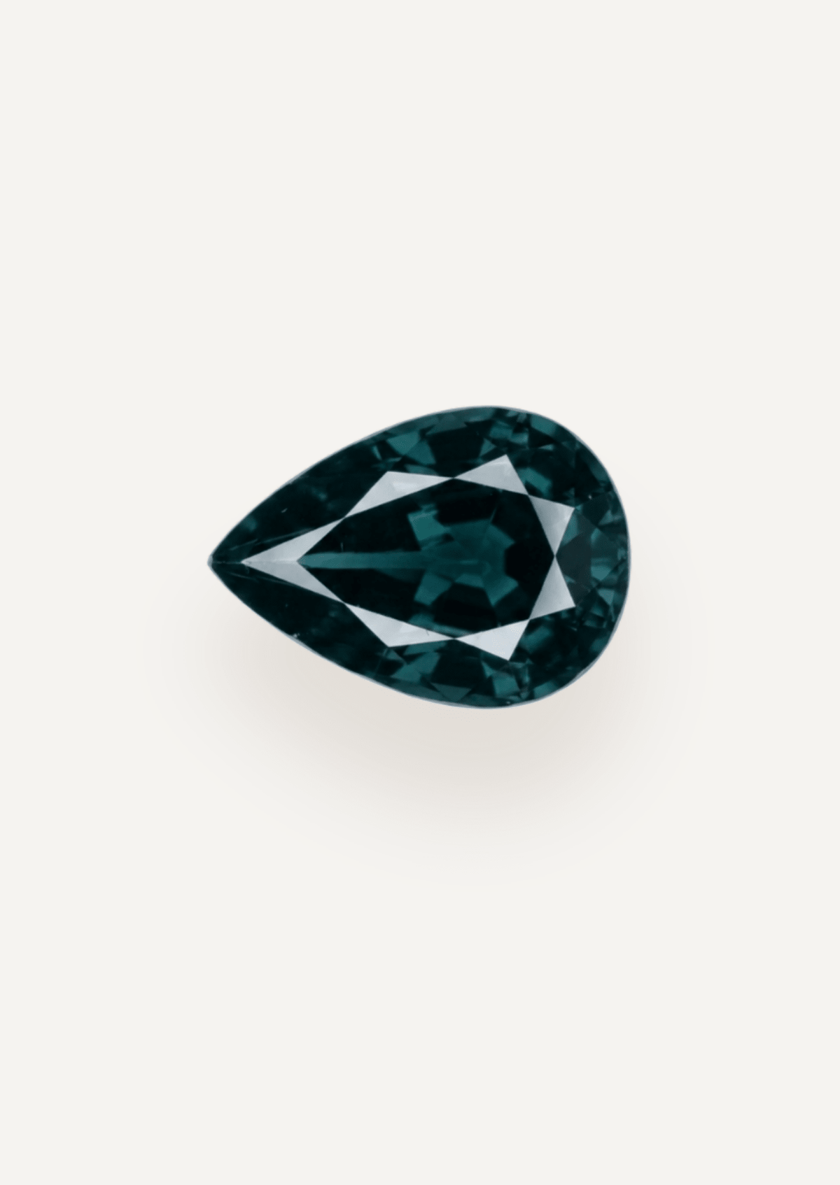 0.48ct Queensland Green Parti Pear Cut Sapphire - Molten Store