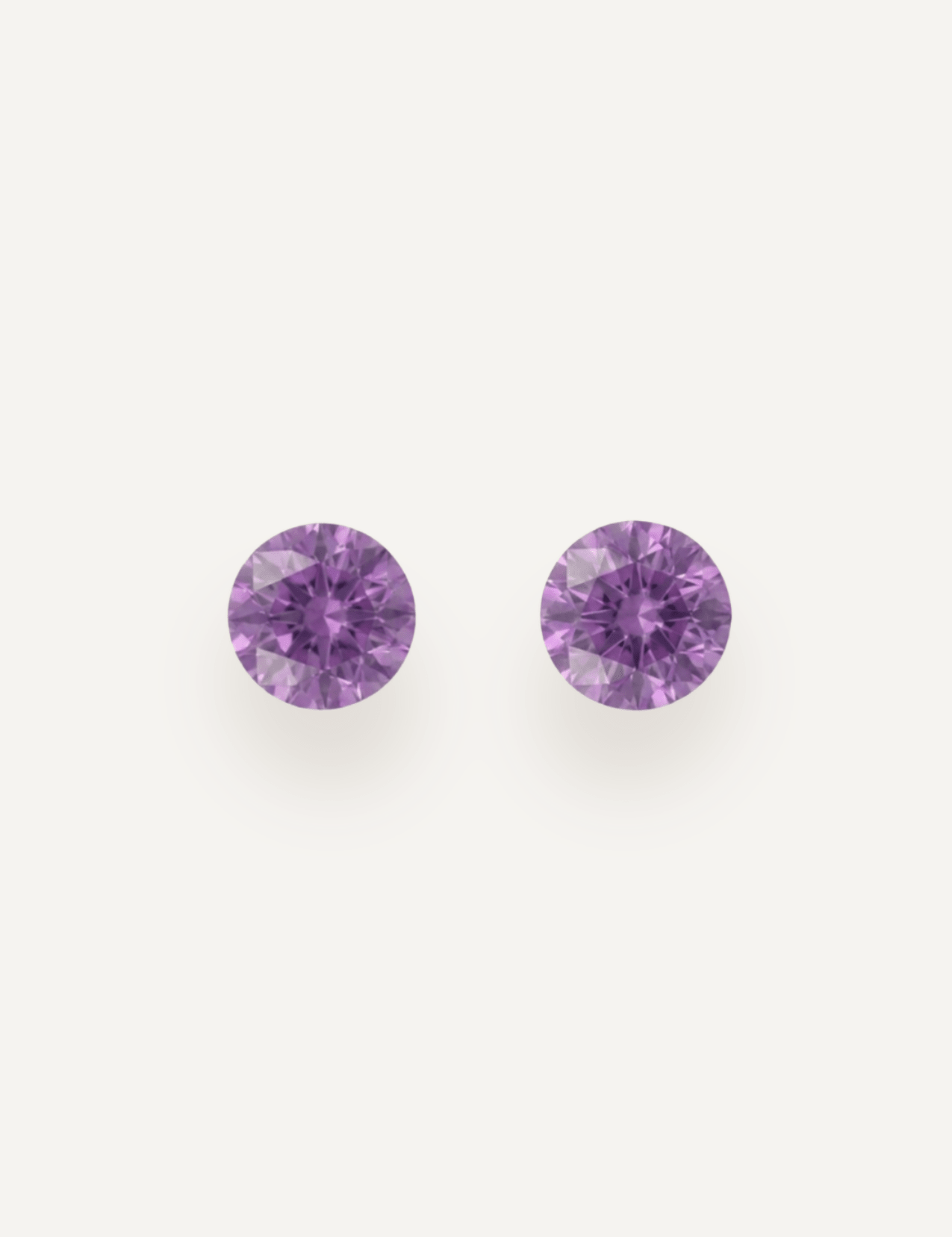 0.56 TCW Pink Round Brilliant Cut Sapphire Pair - Molten Store