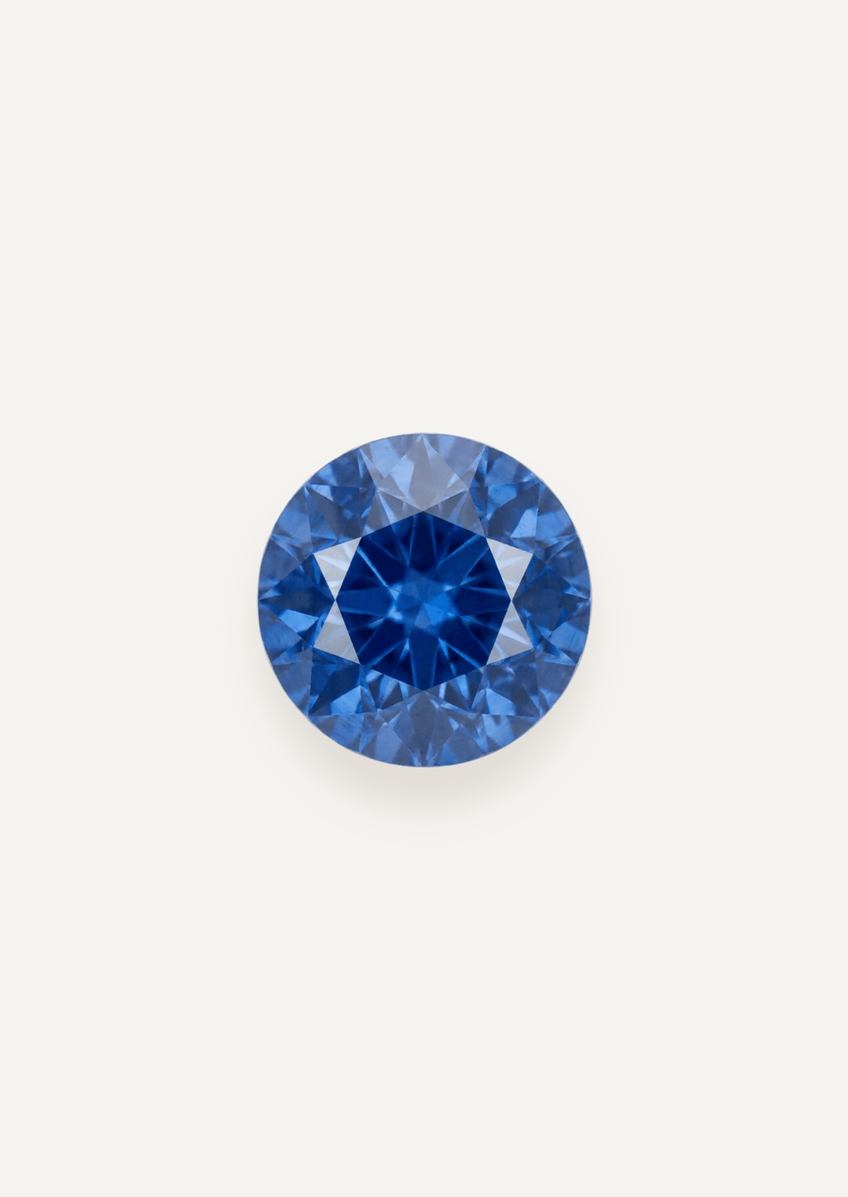 0.58 TCW Ceylon Blue Round Brilliant Cut Sapphire Pair - Molten Store