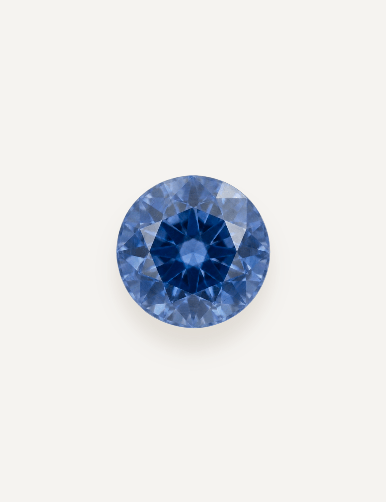 0.58 TCW Ceylon Blue Round Brilliant Cut Sapphire Pair - Molten Store