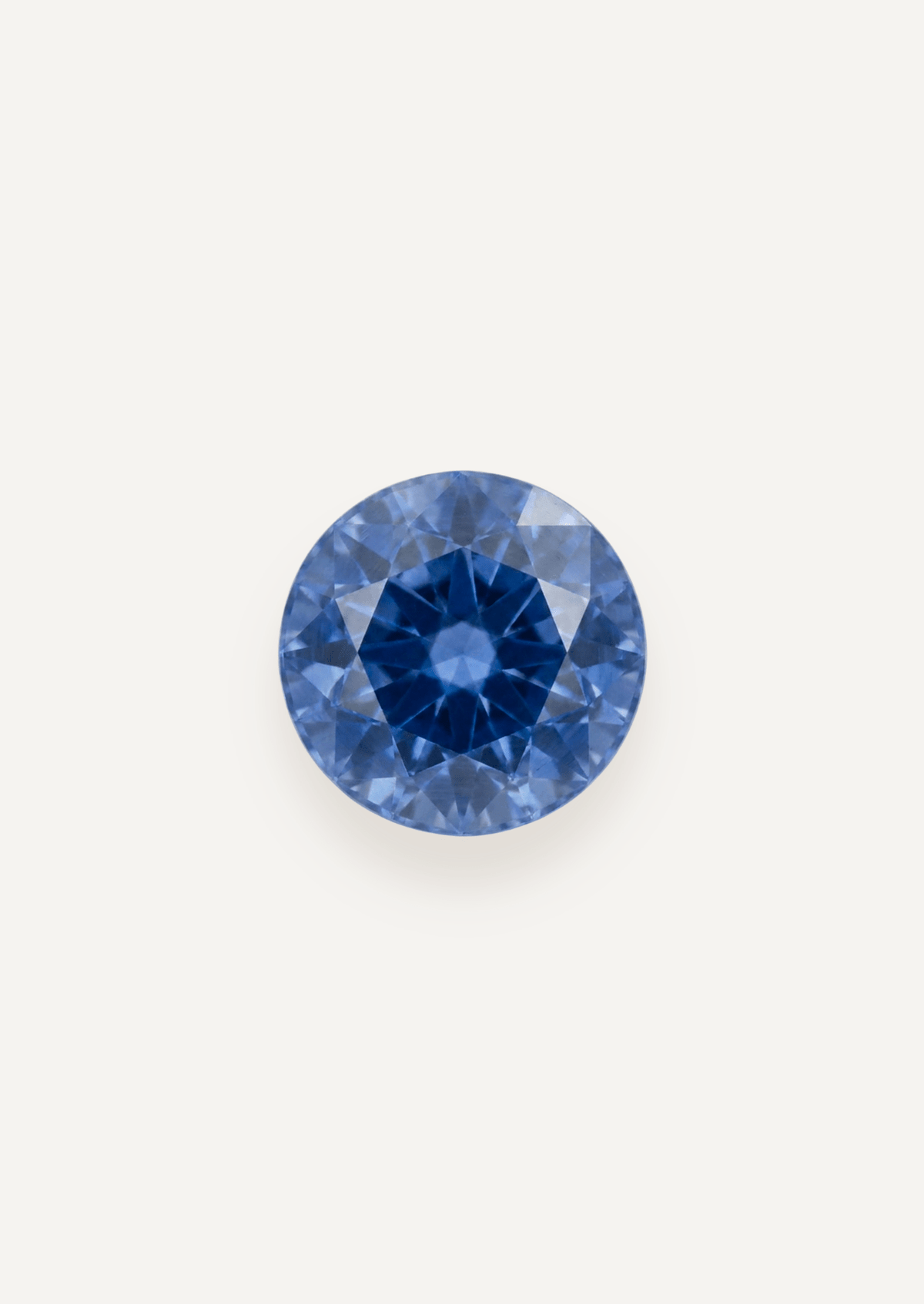 0.58 TCW Ceylon Blue Round Brilliant Cut Sapphire Pair - Molten Store
