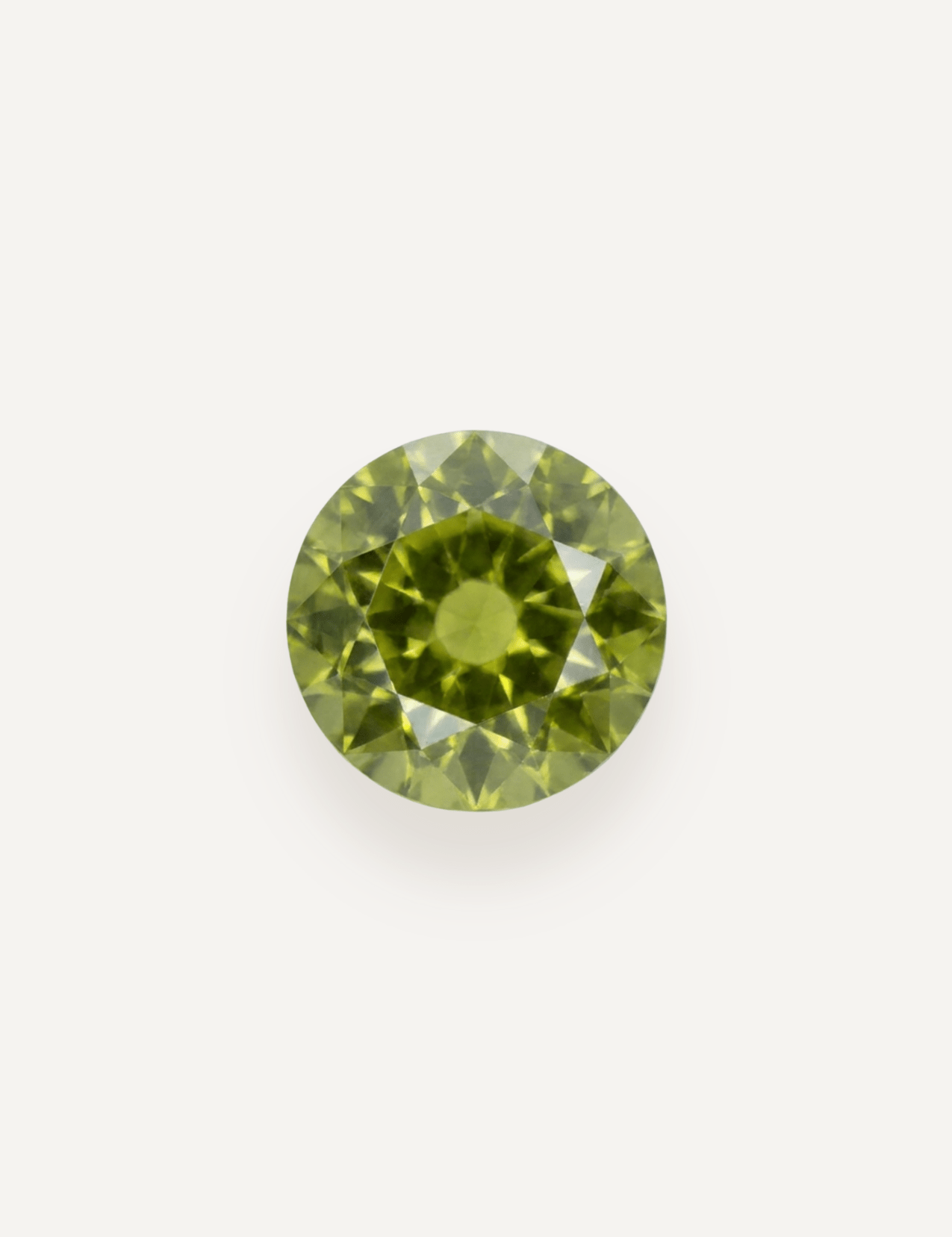 0.59ct Queensland Green Parti Round Cut Sapphire - Molten Store
