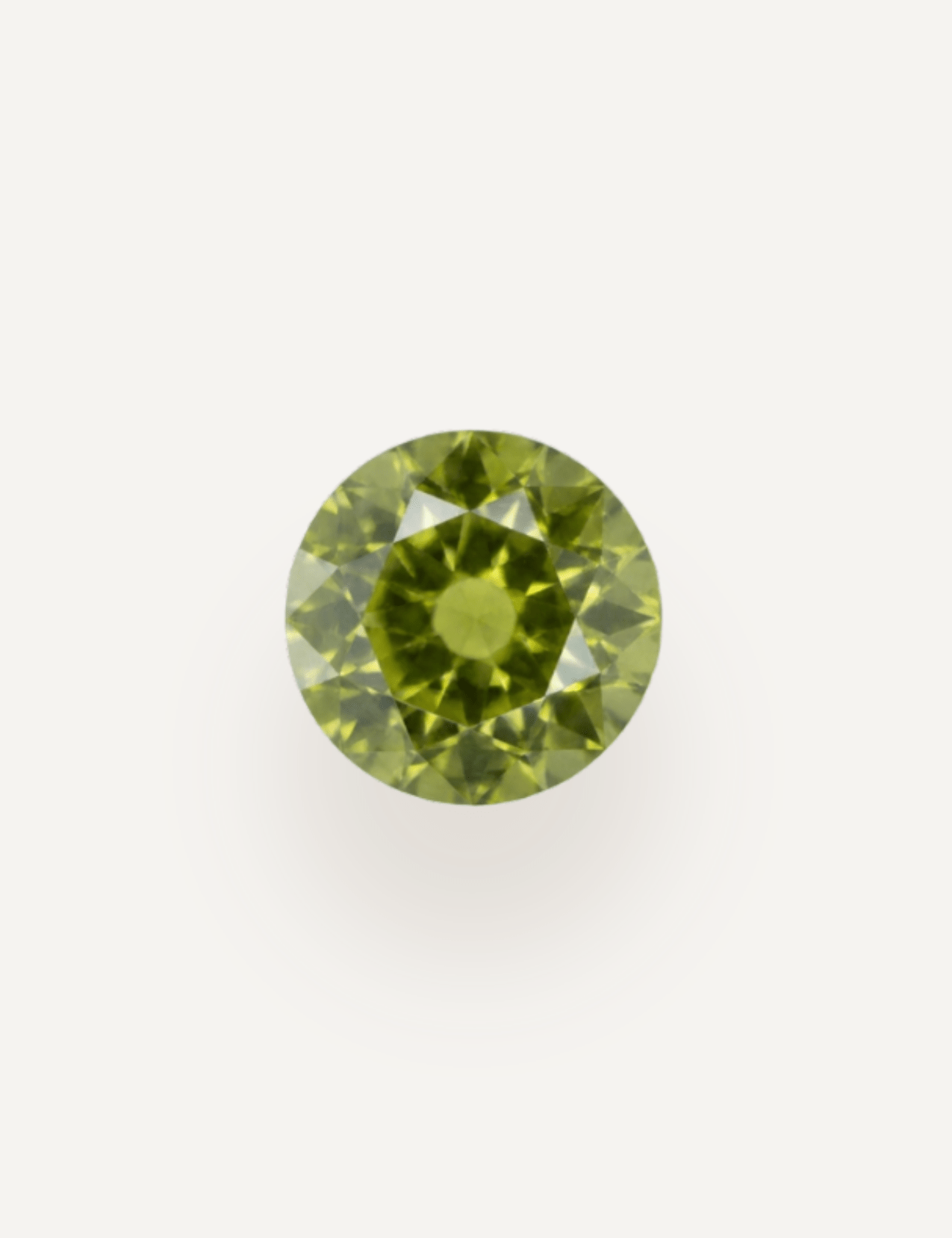 0.59ct Queensland Green Parti Round Cut Sapphire - Molten Store
