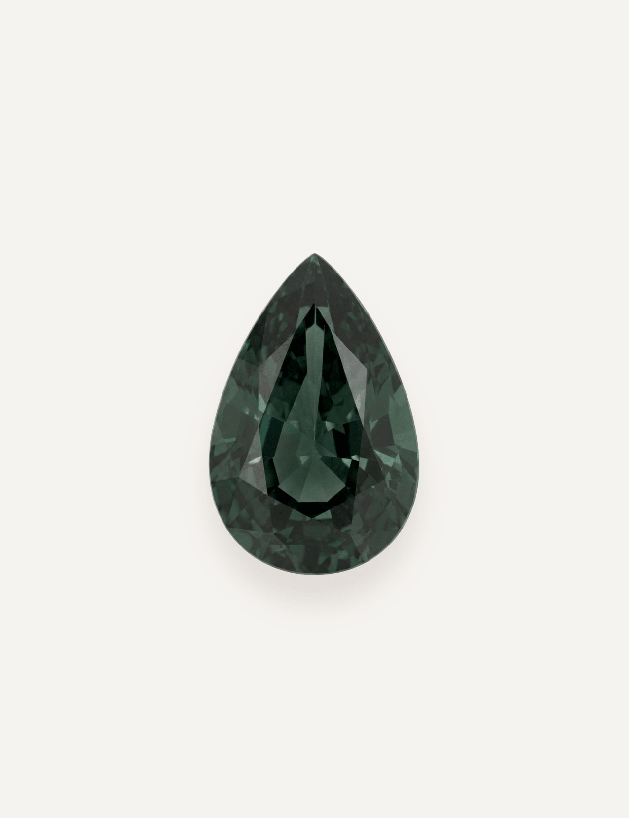 0.63ct Queensland Green Parti Pear Cut Sapphire - Molten Store