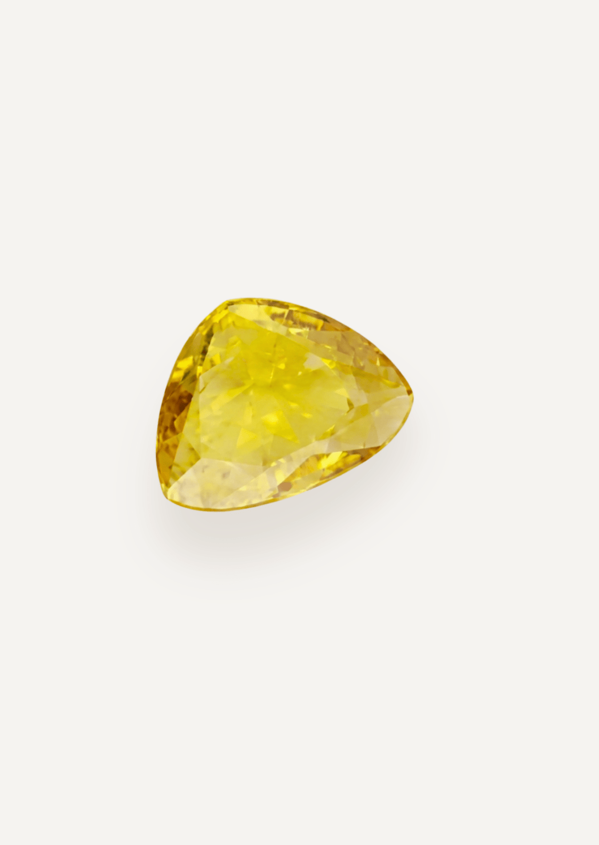0.63ct Yellow Rose Cut Sapphire - Molten Store