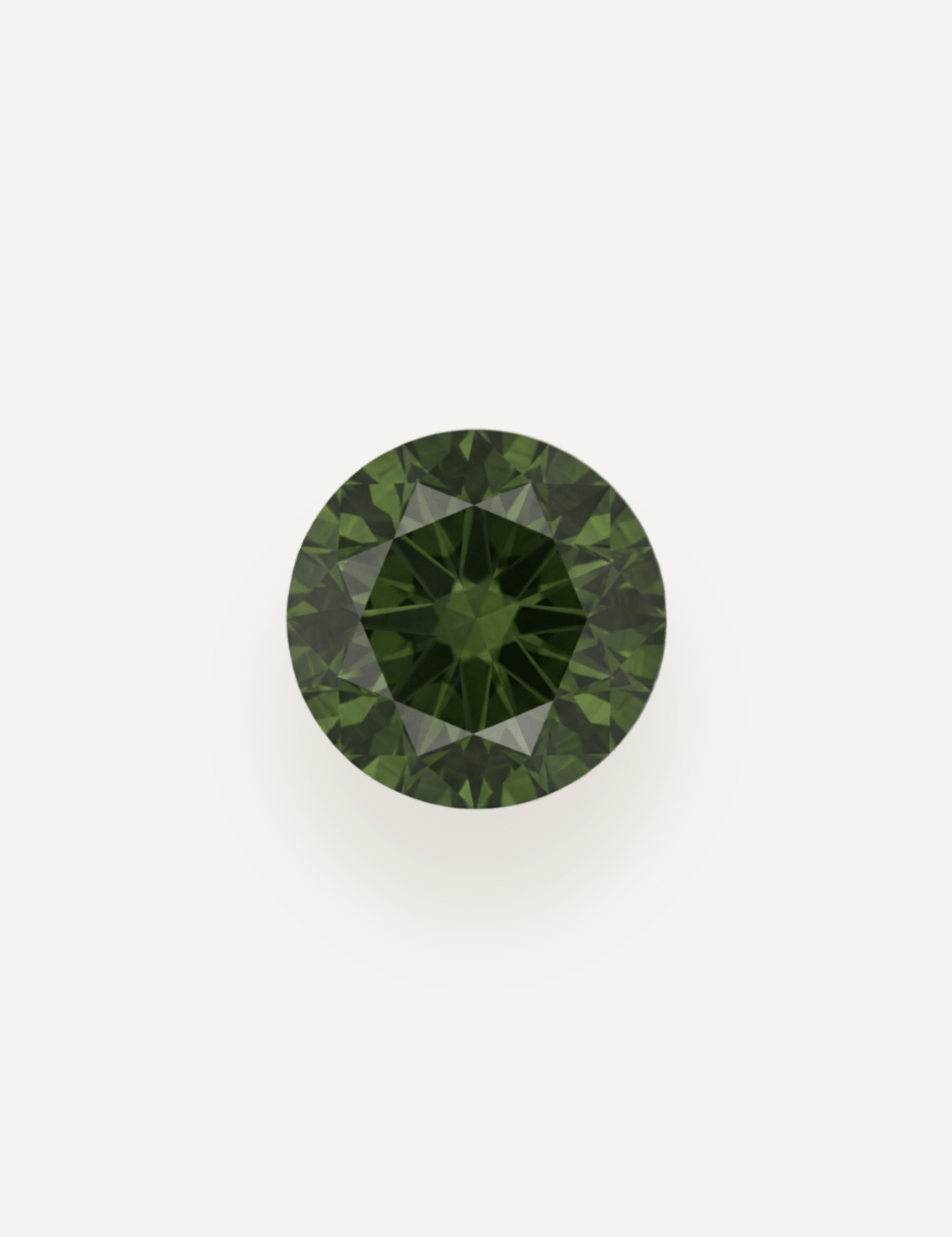 0.78ct Queensland Green Parti Round Cut Sapphire - Molten Store