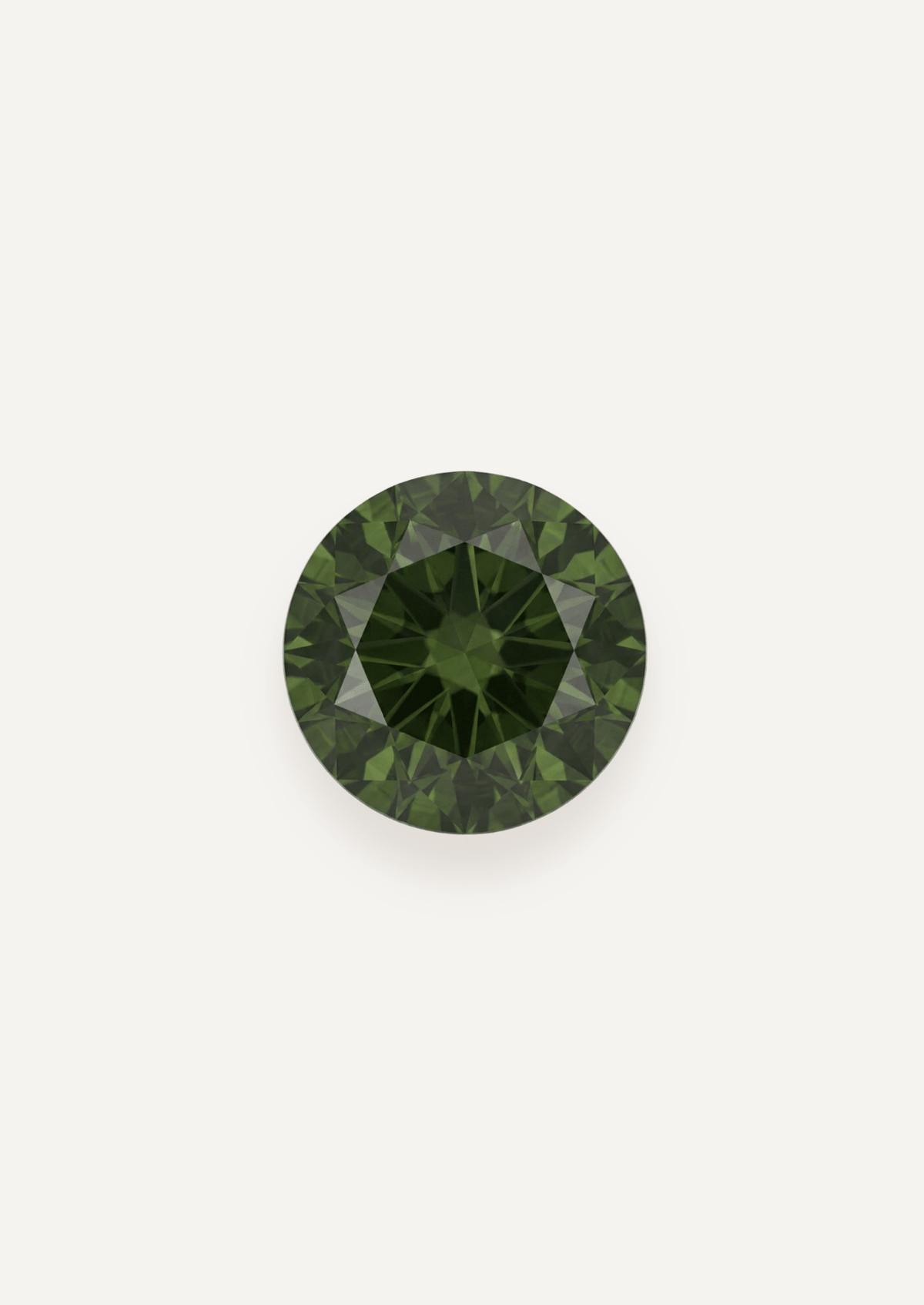 0.78ct Queensland Green Parti Round Cut Sapphire - Molten Store