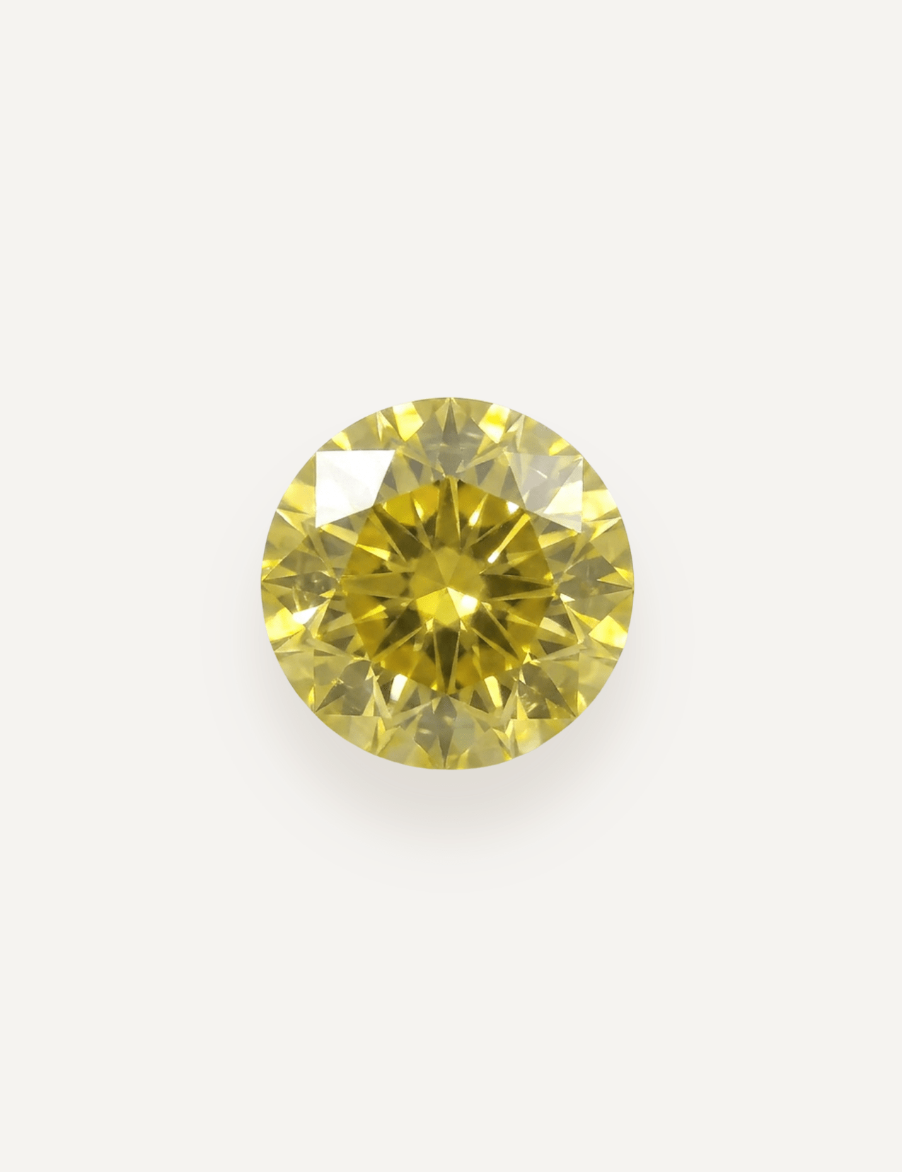 0.78ct Yellow Round Cut Sapphire - Molten Store