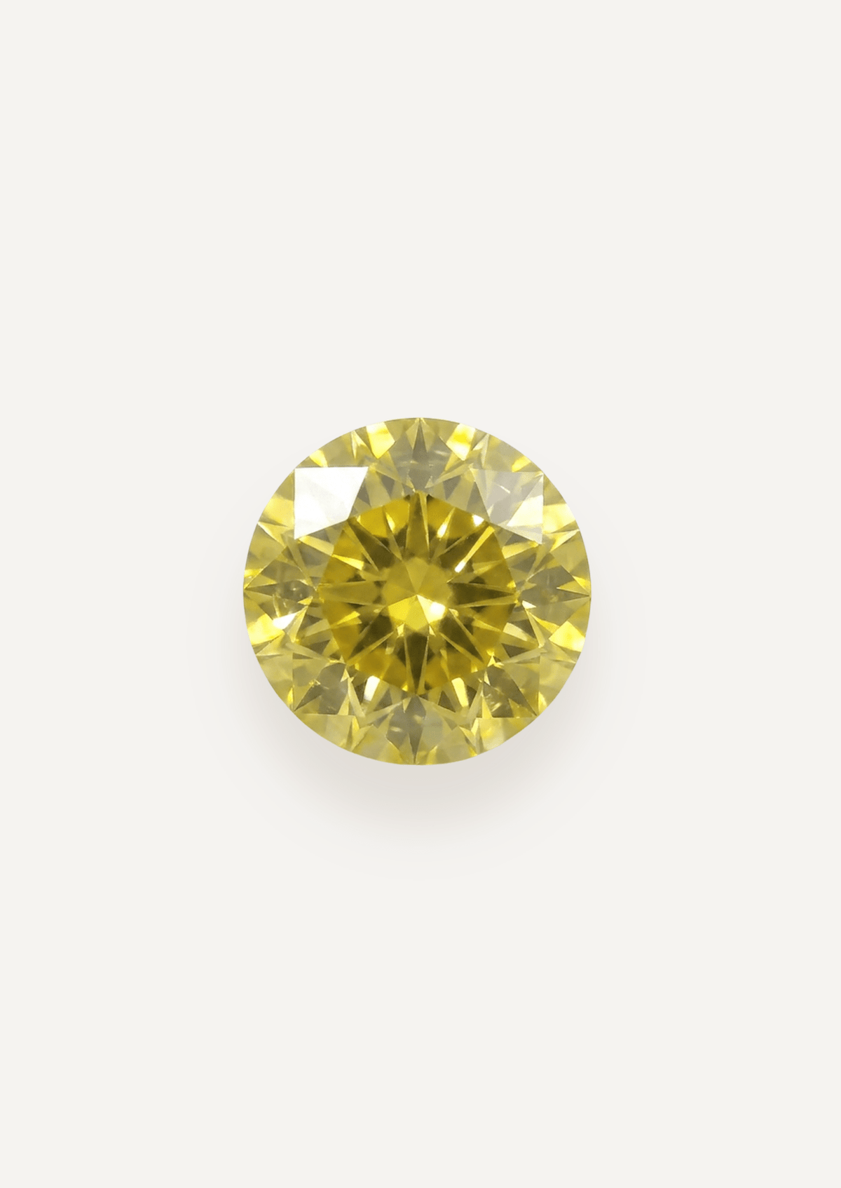0.78ct Yellow Round Cut Sapphire - Molten Store