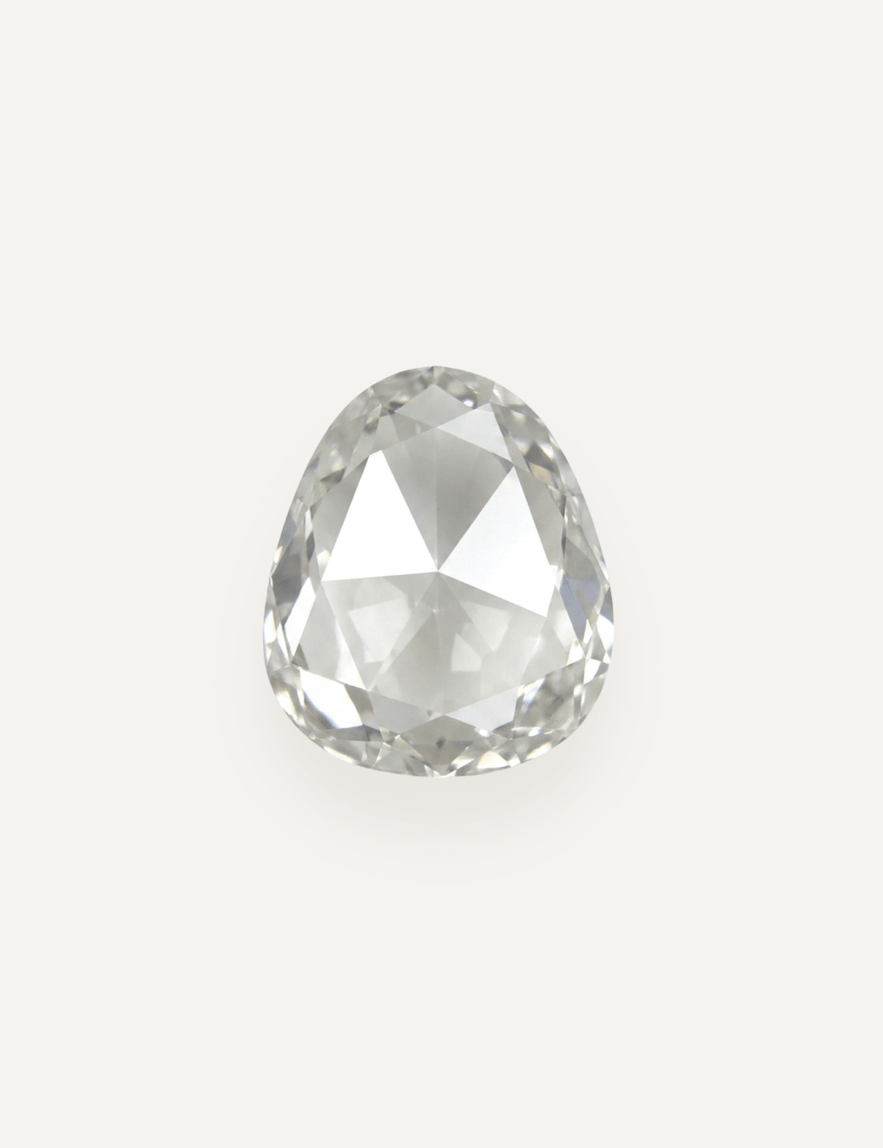 0.82ct Madagascian White Rose Cut Sapphire - Molten Store