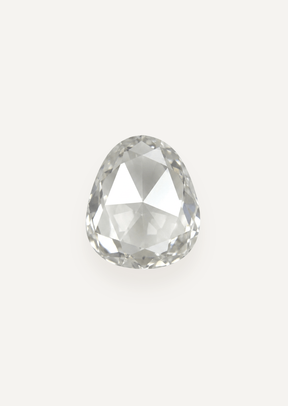 0.82ct Madagascian White Rose Cut Sapphire - Molten Store