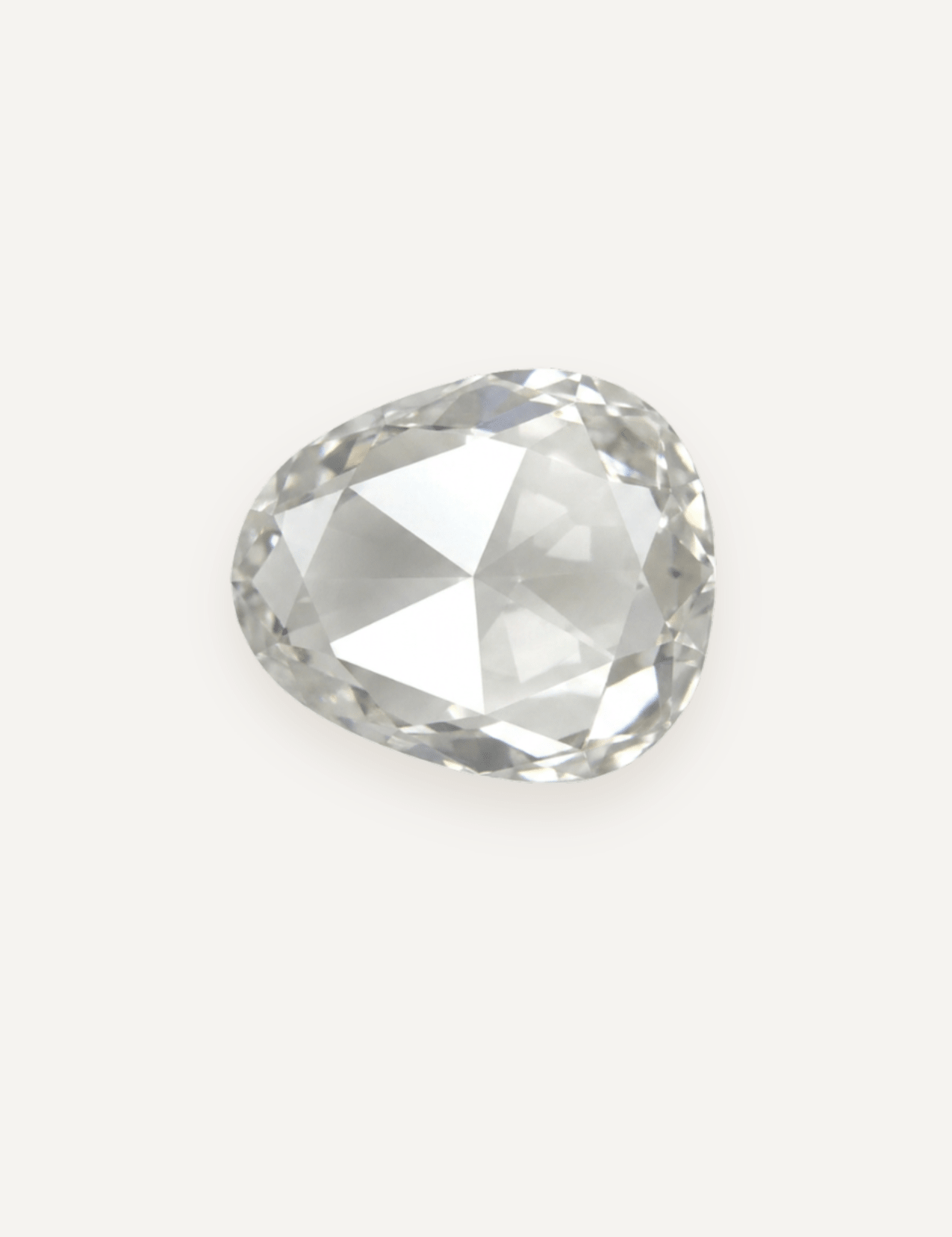 0.82ct Madagascian White Rose Cut Sapphire - Molten Store