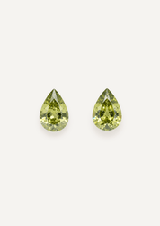 0.84ctw Green Pear Cut Sapphire Pair - Molten Store