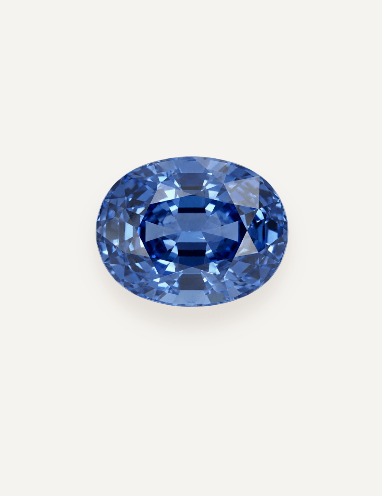 0.87ct Ceylon Blue Oval Cut Sapphire - Molten Store