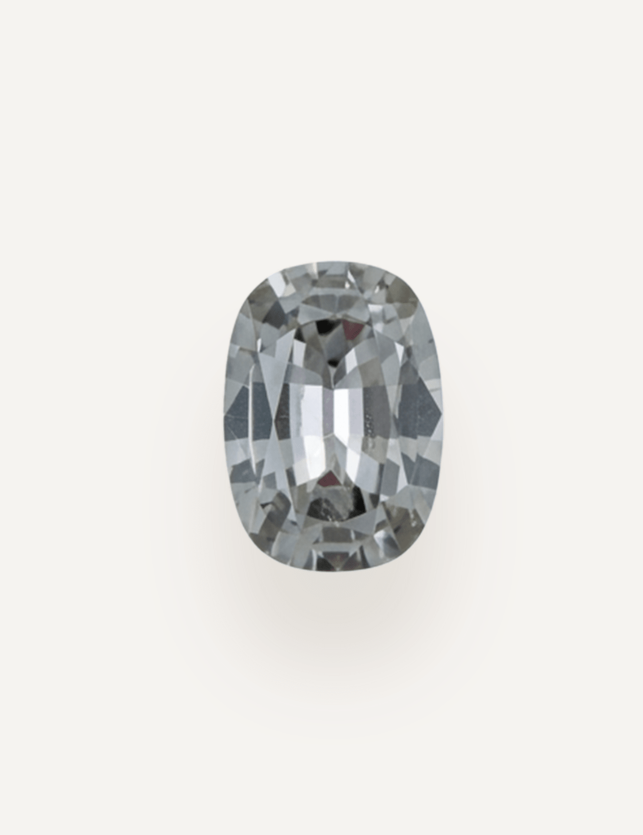 0.88ct Grey Cushion Cut Sapphire - Molten Store