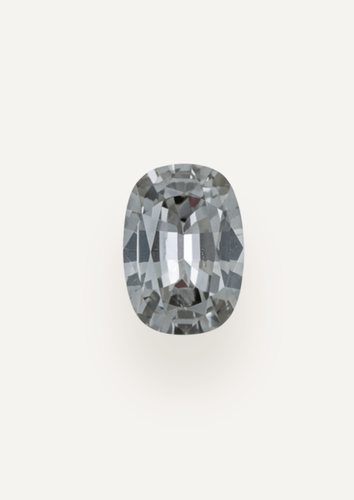 0.88ct Grey Cushion Cut Sapphire - Molten Store