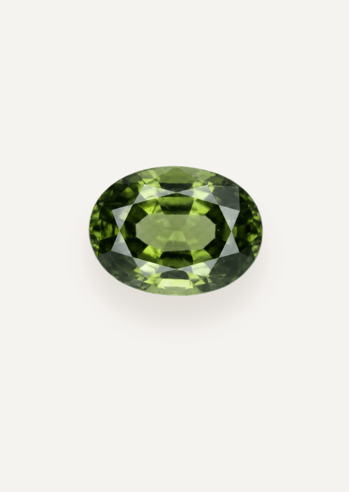 0.88ct Queensland Green Parti Oval Cut Sapphire - Molten Store