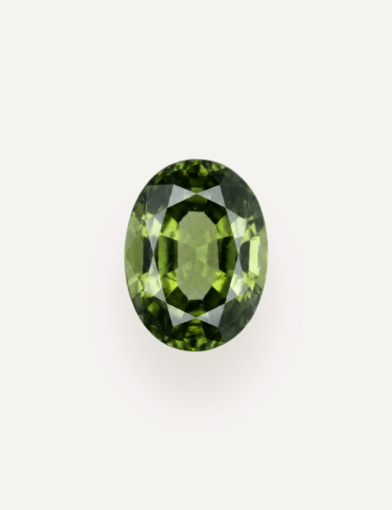 0.88ct Queensland Green Parti Oval Cut Sapphire - Molten Store