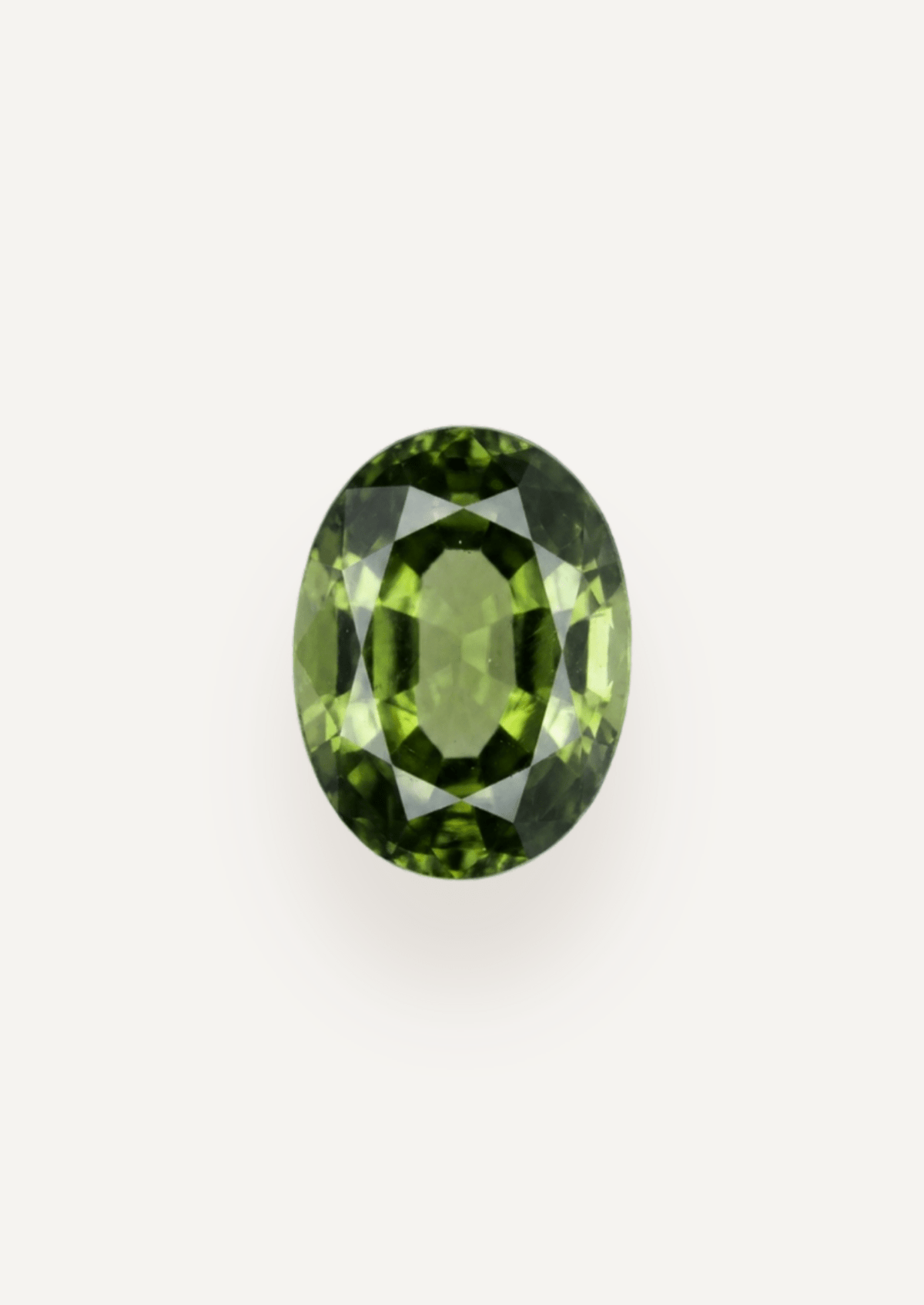 0.88ct Queensland Green Parti Oval Cut Sapphire - Molten Store
