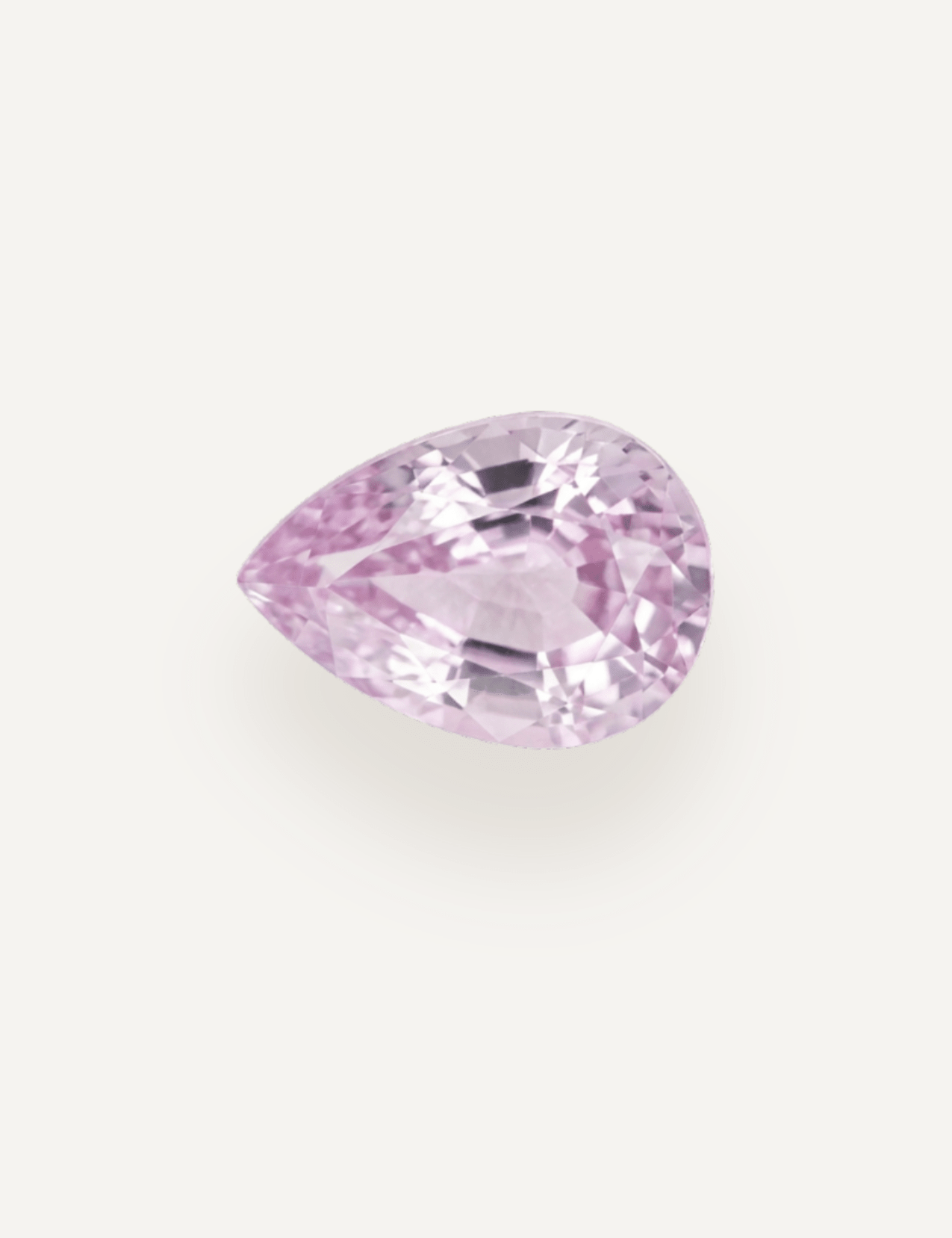 0.92ct Pink Pear Cut Sapphire - Molten Store