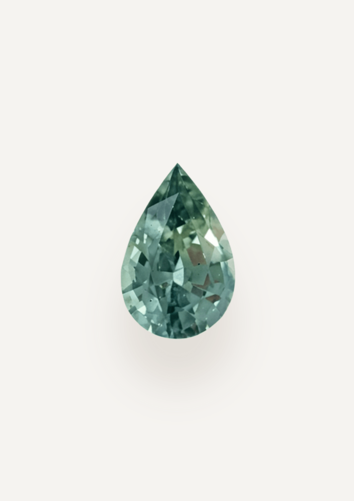 0.94 TCW Green Pear Cut Sapphire Pair - Molten Store
