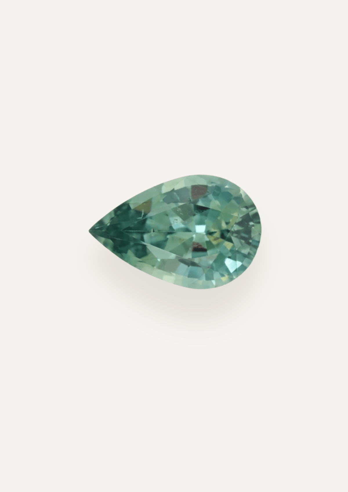 0.94 TCW Green Pear Cut Sapphire Pair - Molten Store