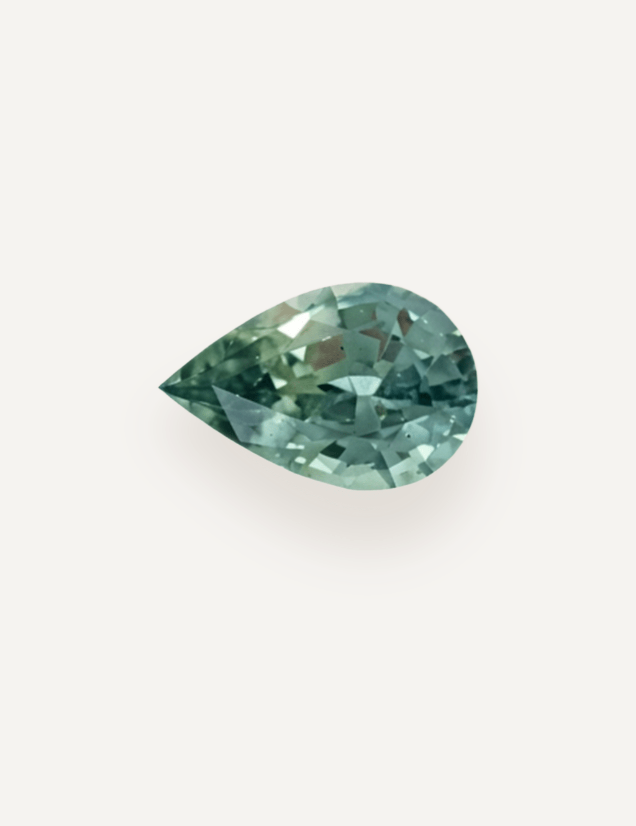 0.94 TCW Green Pear Cut Sapphire Pair - Molten Store
