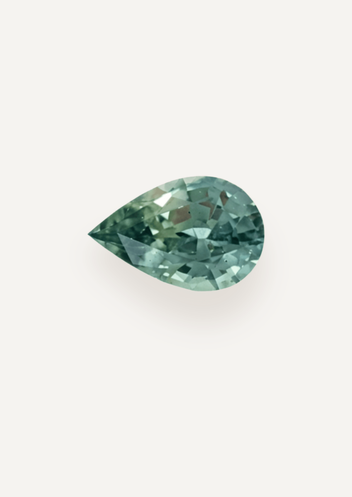 0.94 TCW Green Pear Cut Sapphire Pair - Molten Store