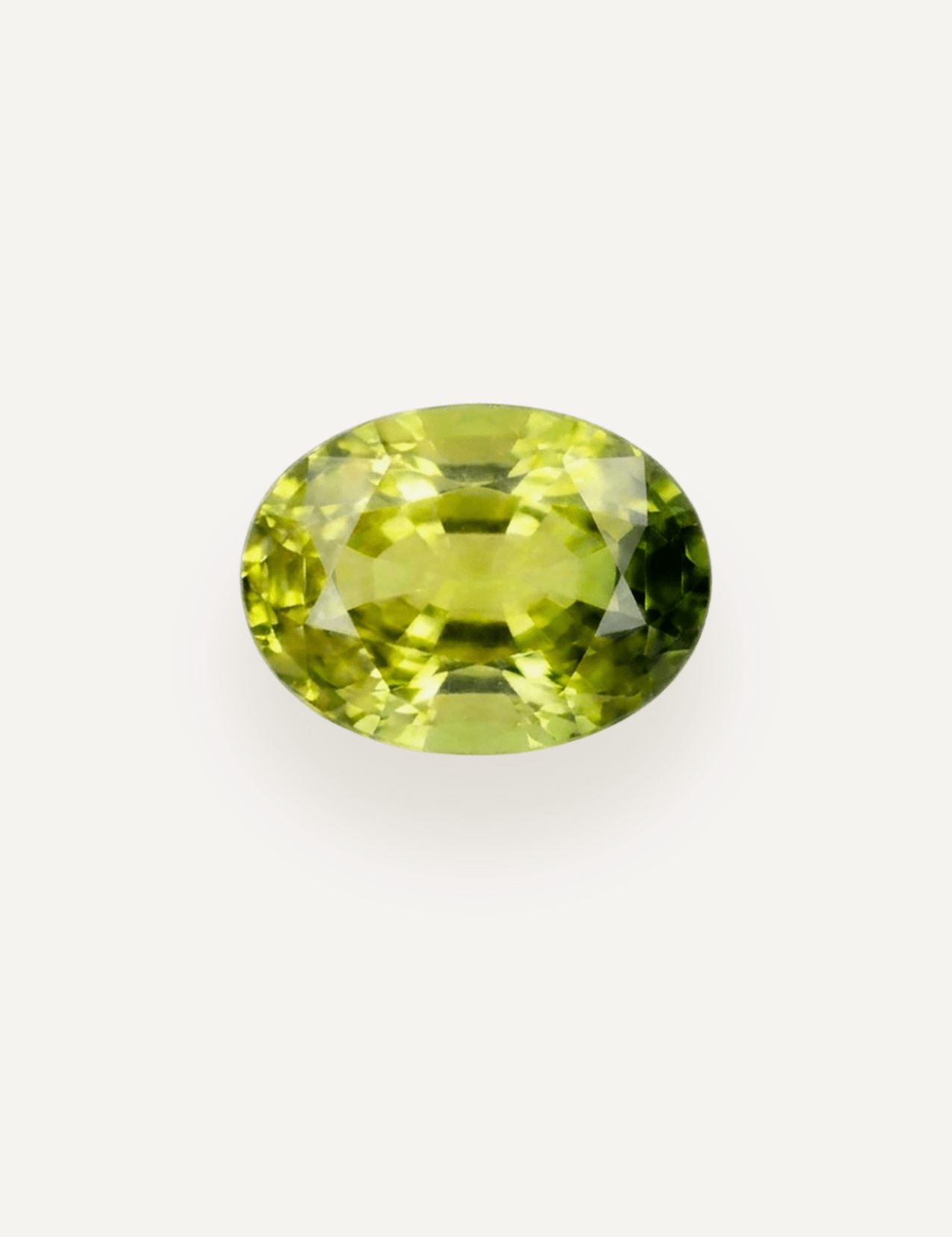 0.96ct Queensland Green Parti Oval Cut Sapphire - Molten Store