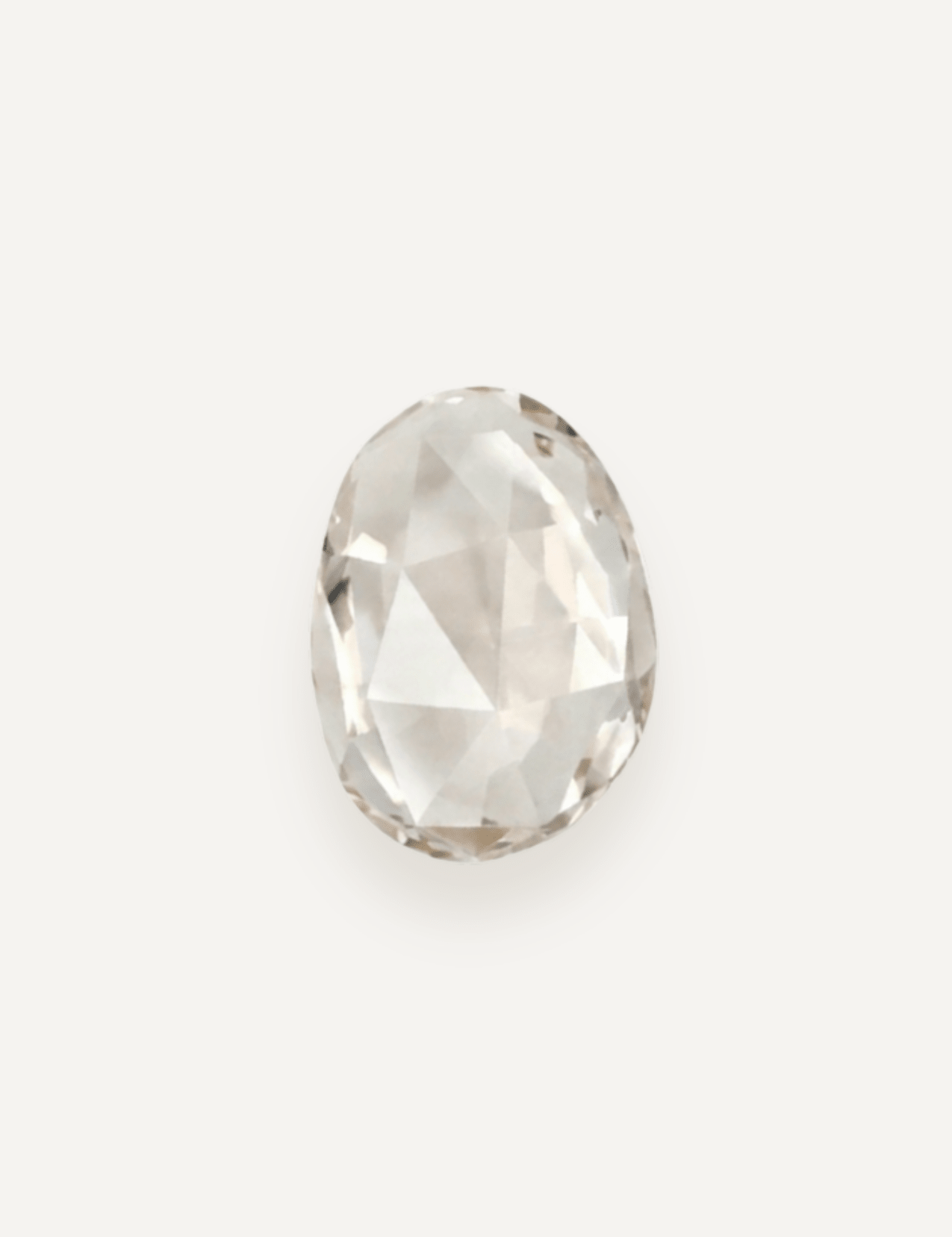 0.98ct White Rose Cut Sapphire - Molten Store