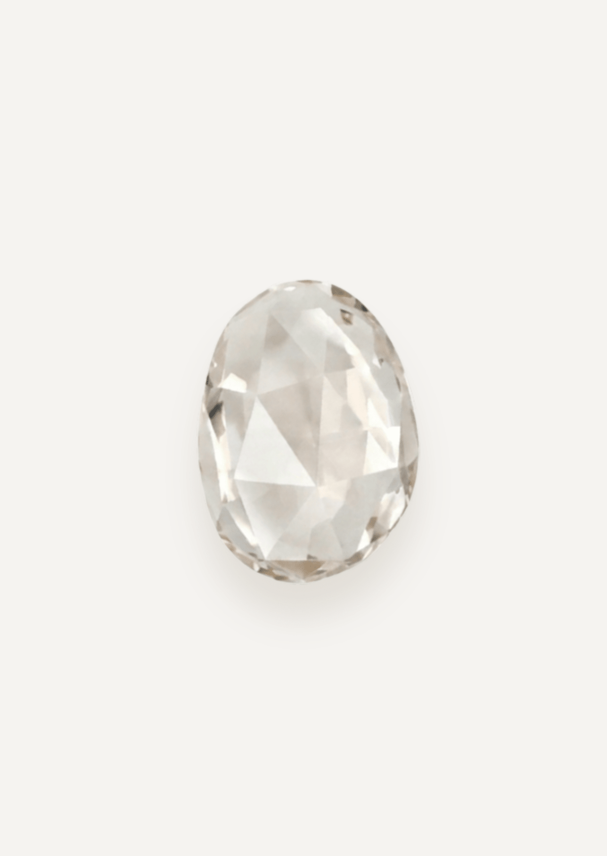 0.98ct White Rose Cut Sapphire - Molten Store