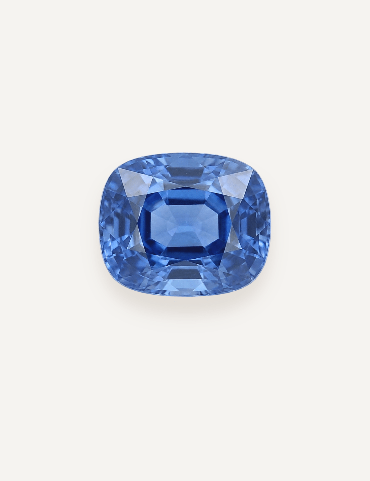1.00ct Ceylon Blue Cushion Cut Sapphire - Molten Store