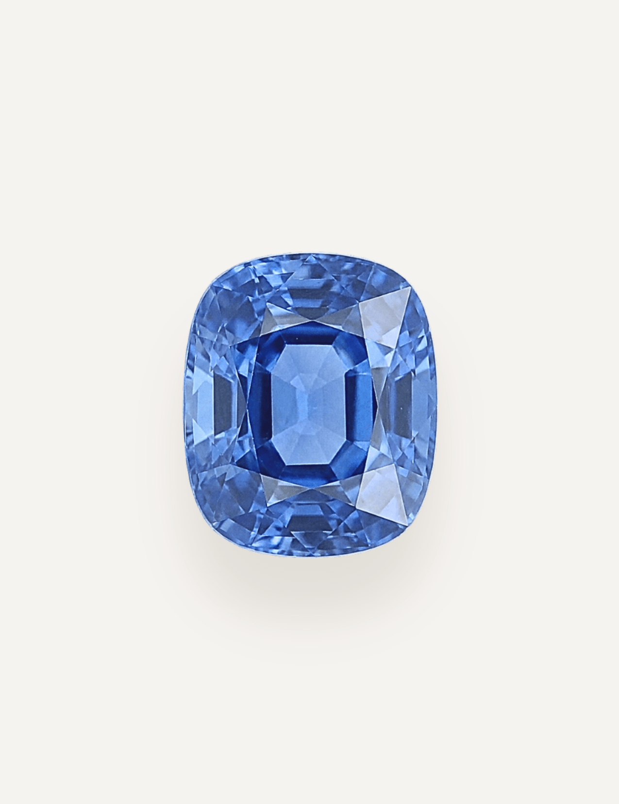 1.00ct Ceylon Blue Cushion Cut Sapphire - Molten Store