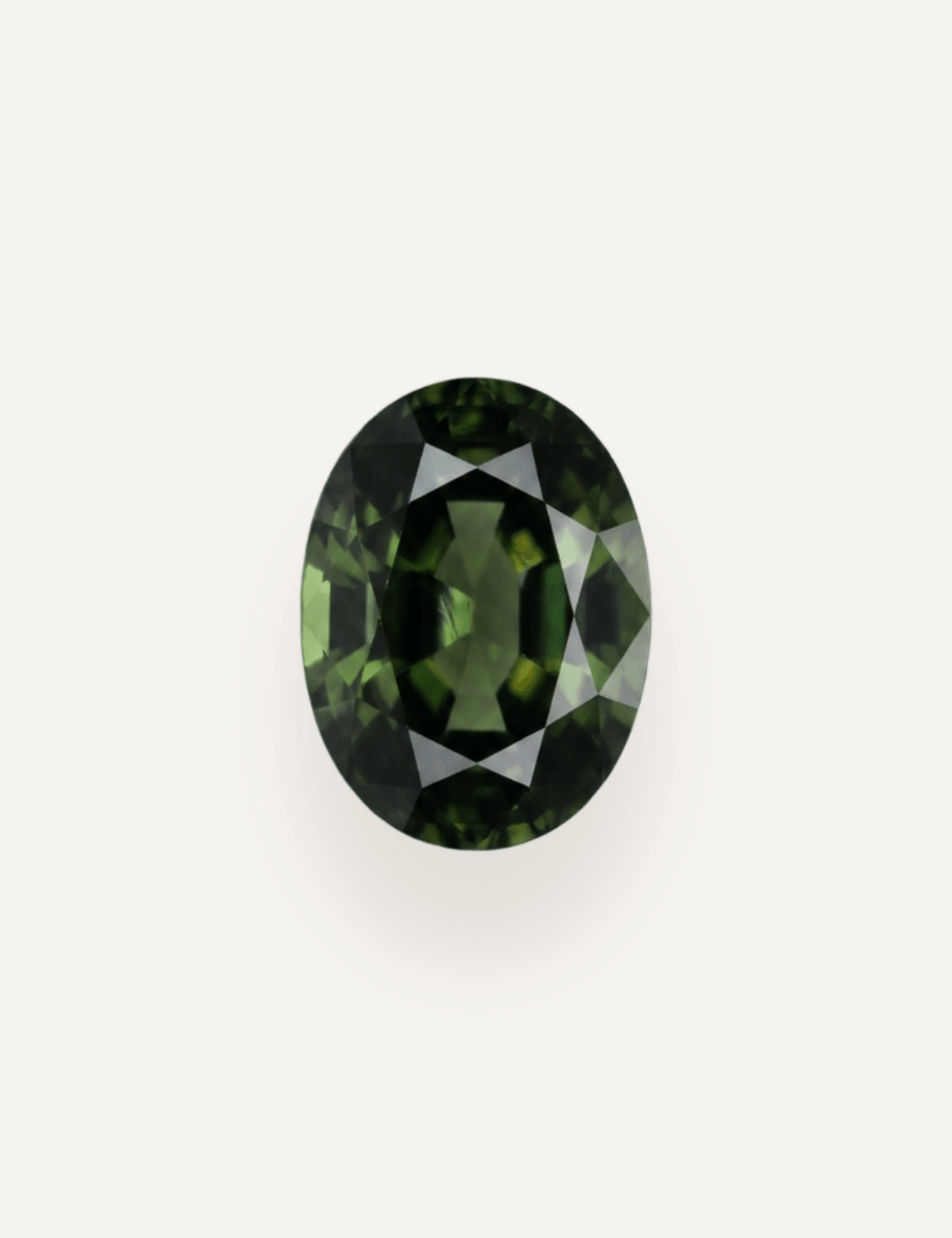 1.01ct Queensland Green Parti Oval Cut Sapphire - Molten Store