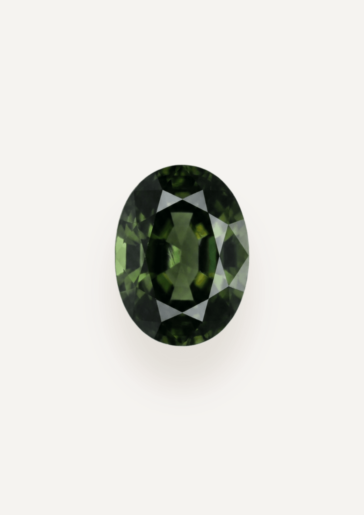 1.01ct Queensland Green Parti Oval Cut Sapphire - Molten Store