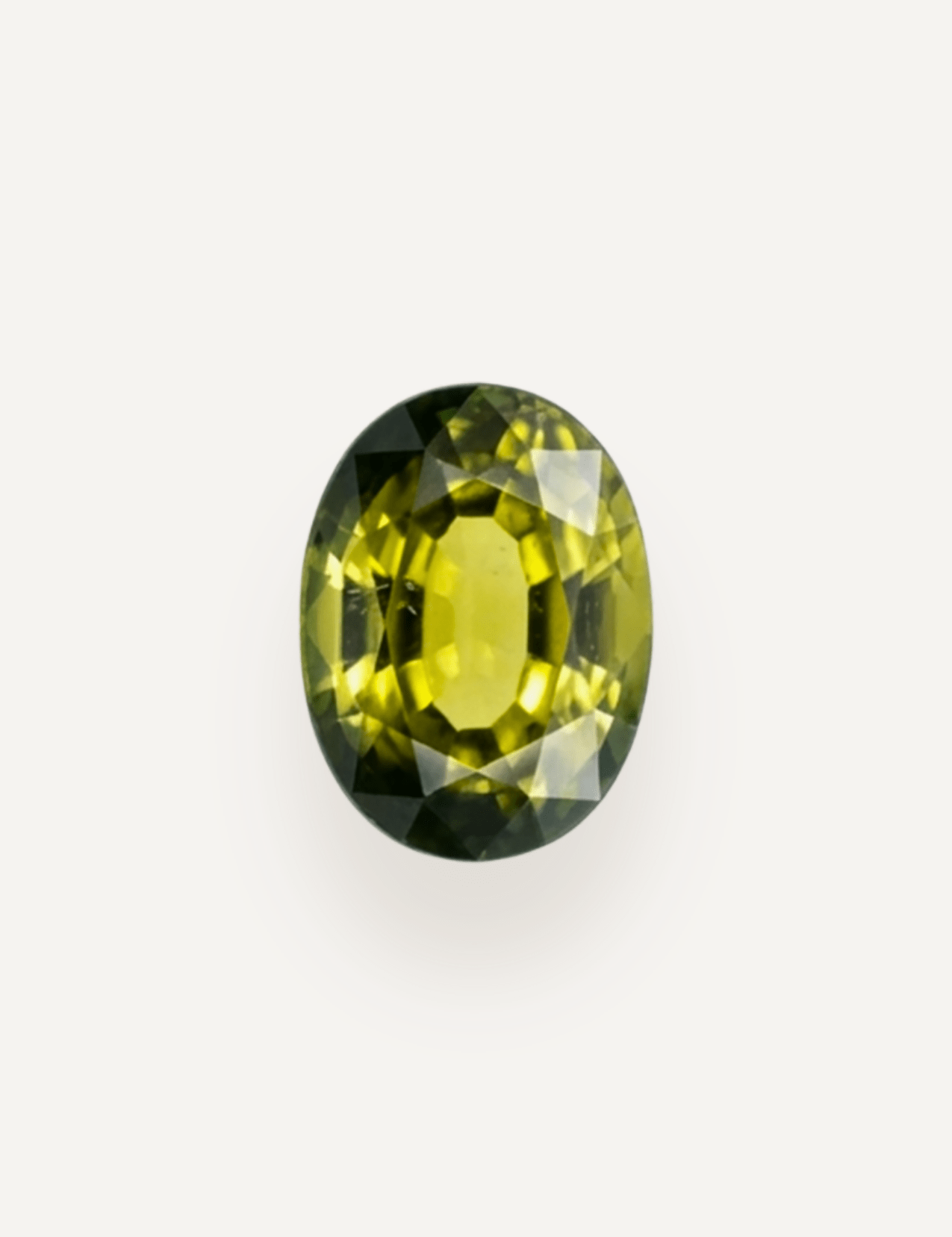 1.01ct Queensland Green Parti Oval Cut Sapphire - Molten Store